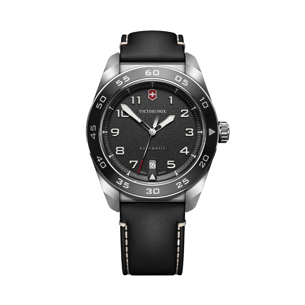 Swiss Army Automatic 42mm - Black on Black Leather Strap、mySite、botmansion