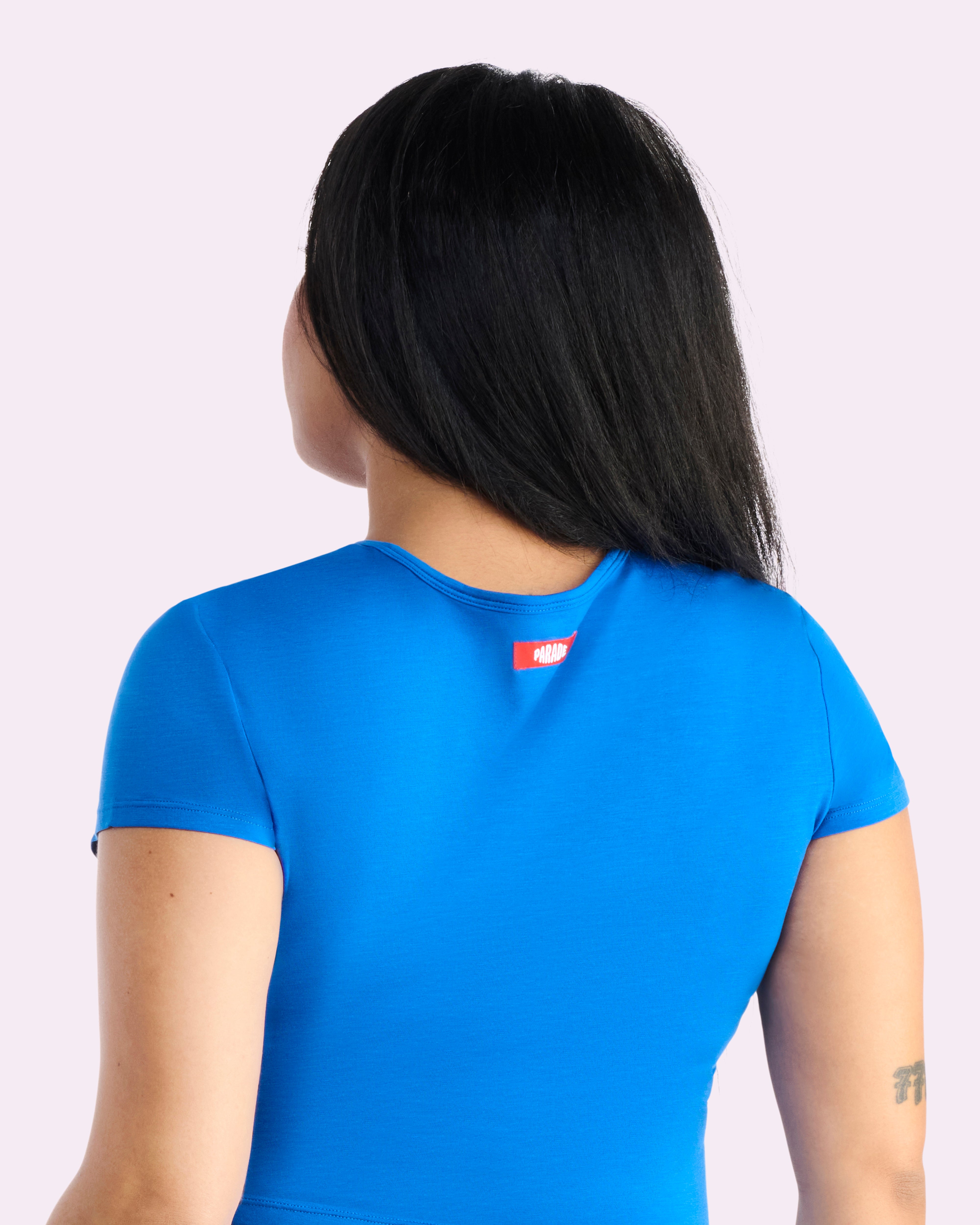 New:Cotton Graphic Baby Tee | New:Cotton (Paradise Blue)、mySite、bengalsvssteelers