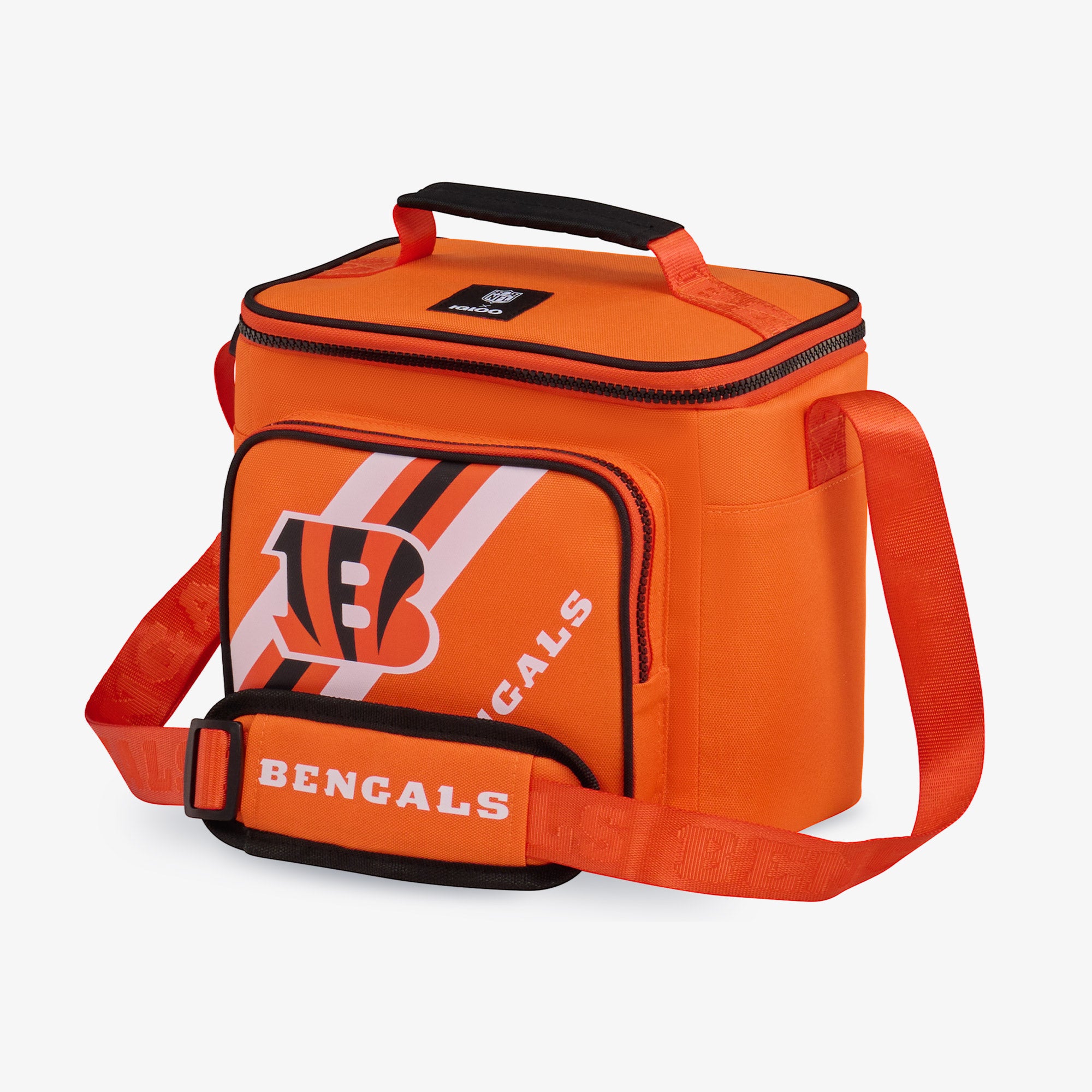 Cincinnati Bengals Square Lunch Cooler Bag、mySite、noshort
