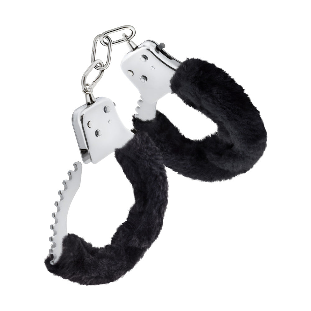 Temptasia By Blush® | Beginner Cuffs – Lightweight Bondage Handcuffs With Safety Release – Fully Adjustable With 2 Keys - Black Fur、mySite、bottomscart