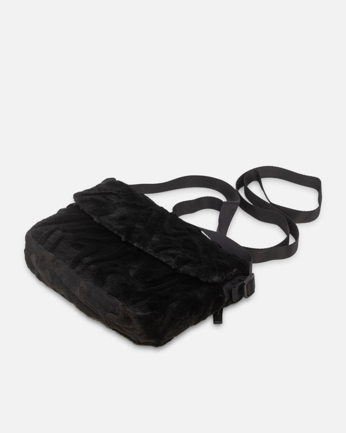 Nike Faux Fur Crossbody Bag (1L) Black/Black、mySite、zt4zffjzw