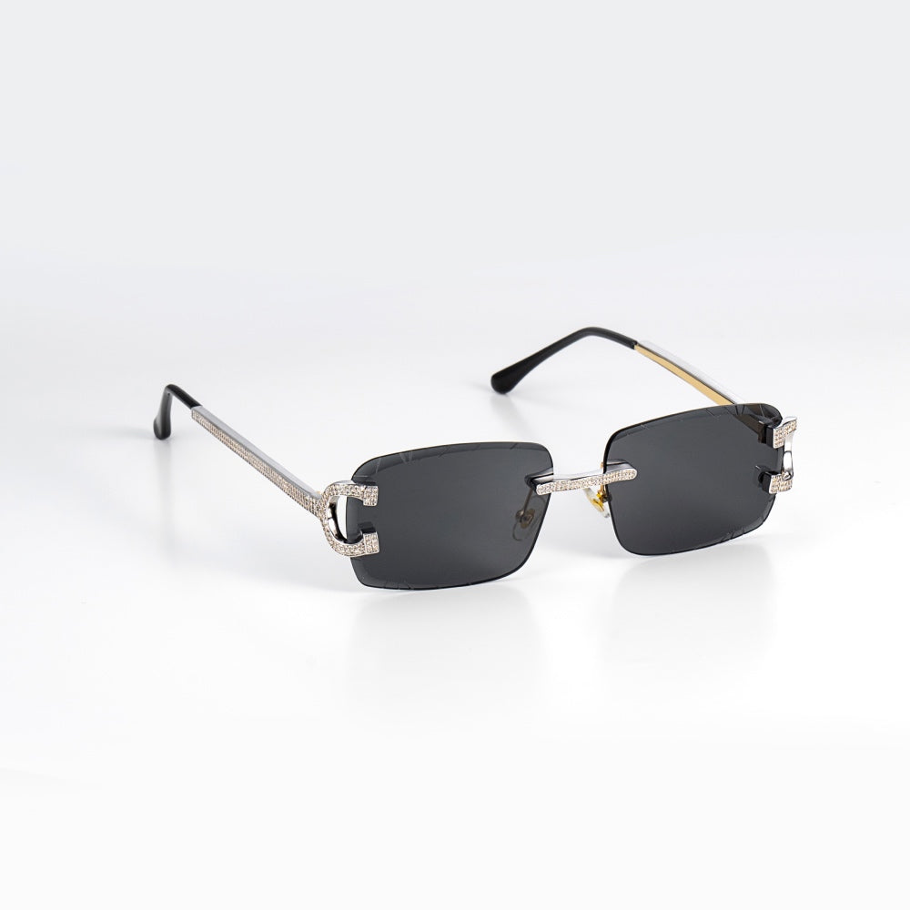 Moissanite Diamond Classic Sunglasses 14K Gold、mySite、hinf8tx79