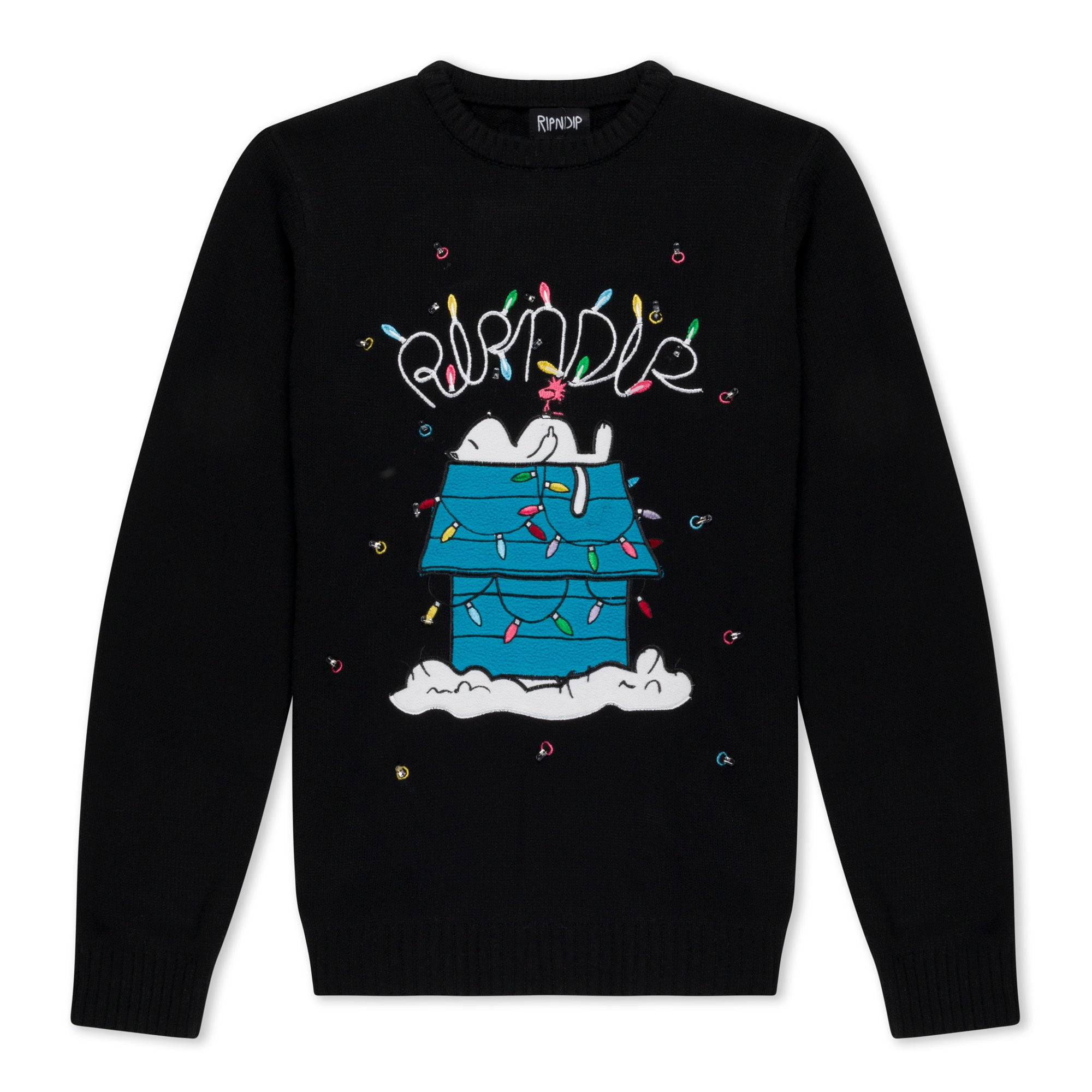  Nerm Christmas Light Up Knit Sweater (Black)、mySite、merchandisen