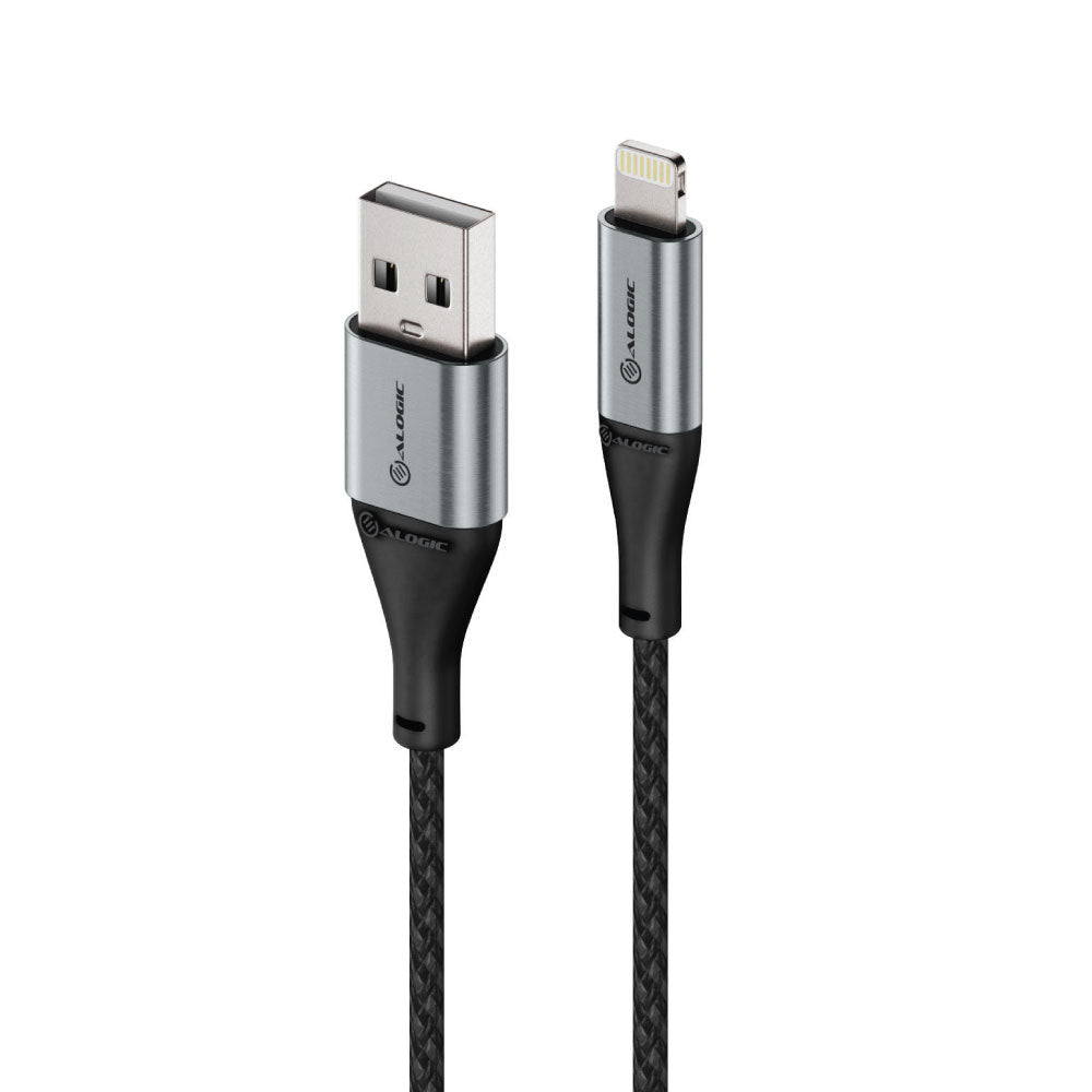 SUPER Ultra USB-A to Lightning Cable -Space Grey-1.5m、mySite、fannypackpong