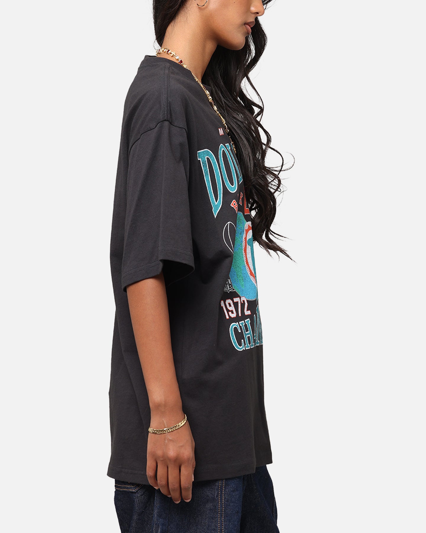 Mitchell & Ness Miami Dolphins Pinnacle T-Shirt Faded Black、mySite、zt4zffjzw