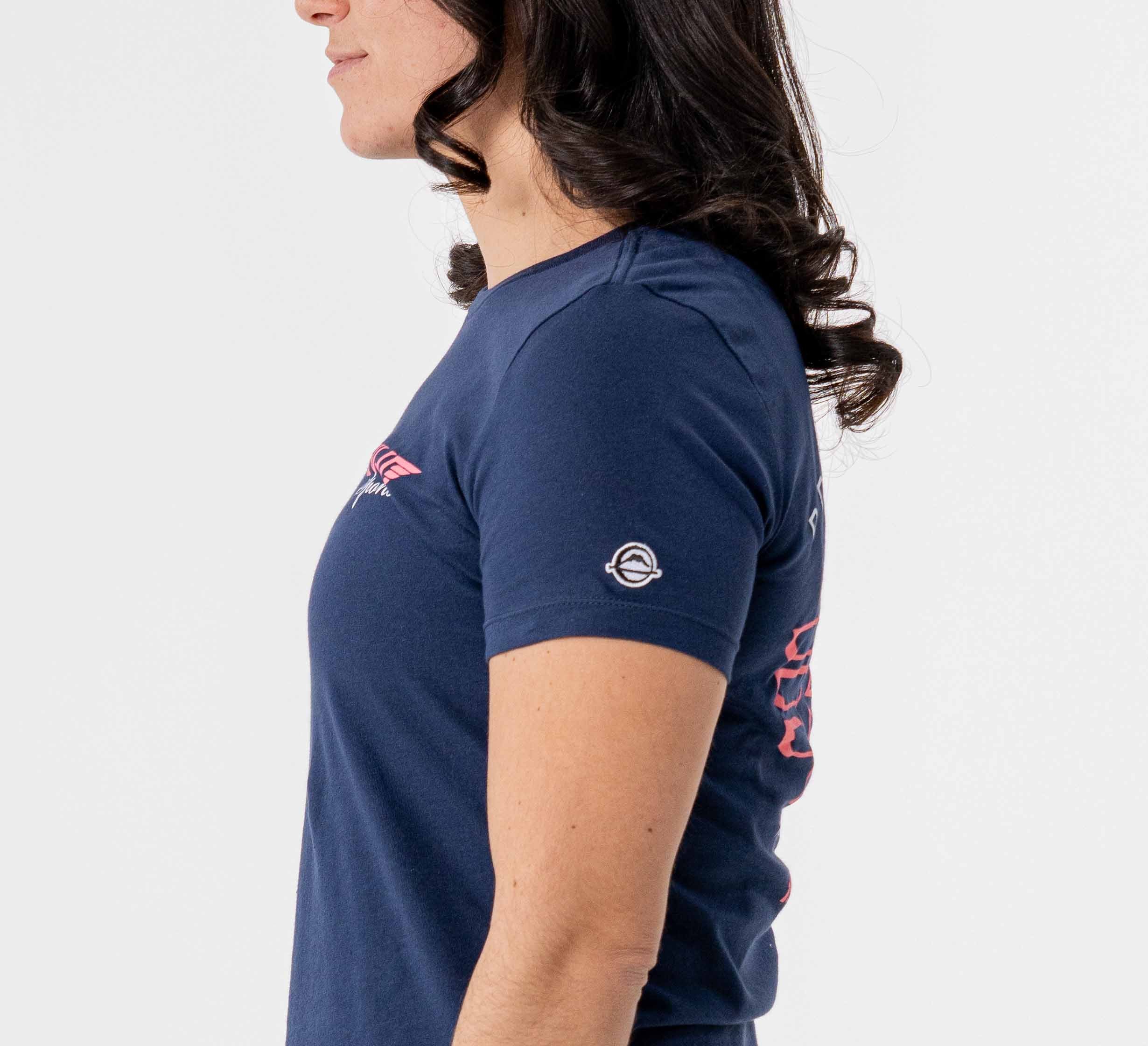 Womens Jiu Jitsu Flight T-Shirt Navy、mySite、gigharbornorthrealestate