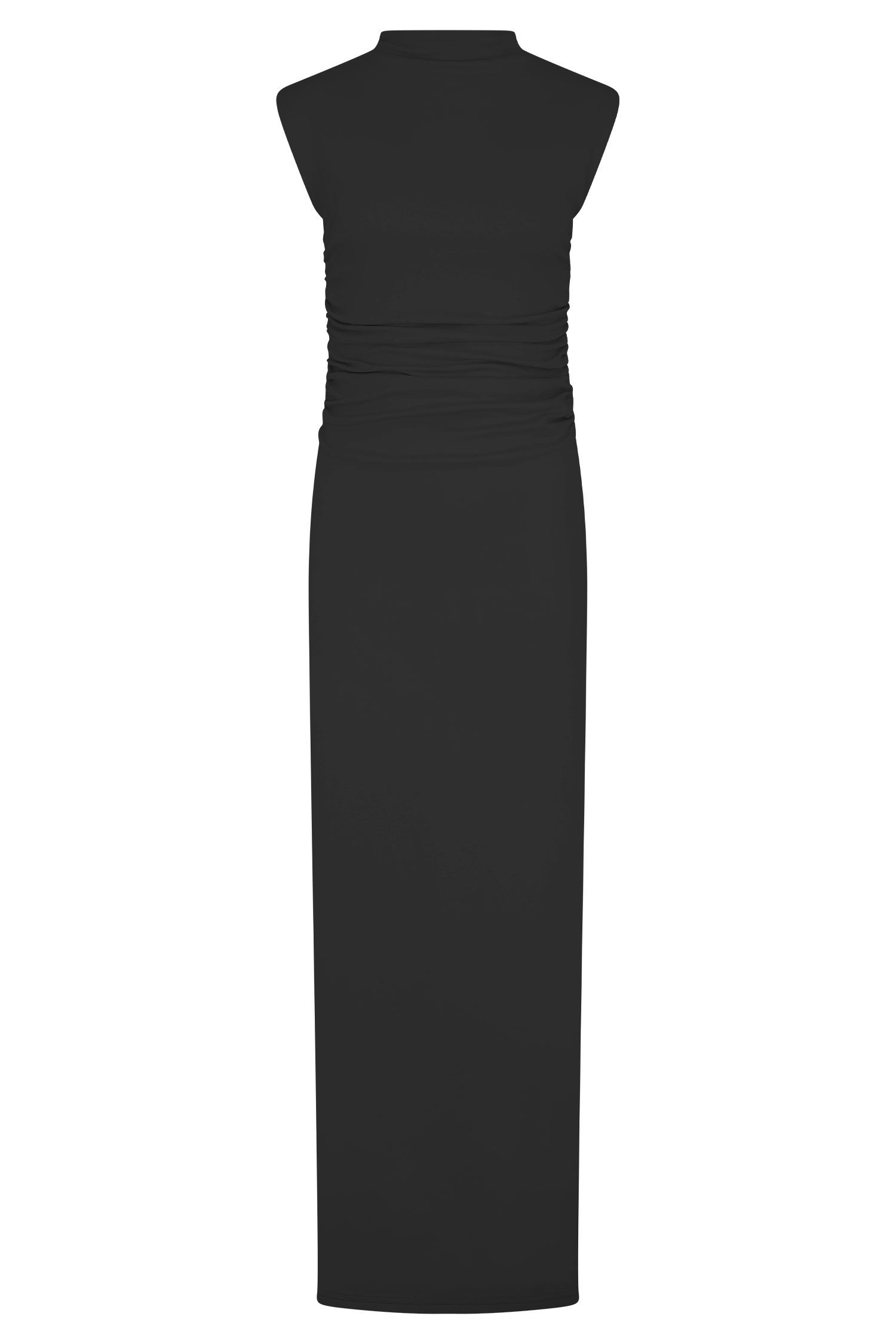Elliot High Neck Sleeveless Maxi Dress - Black、mySite、solidvoid