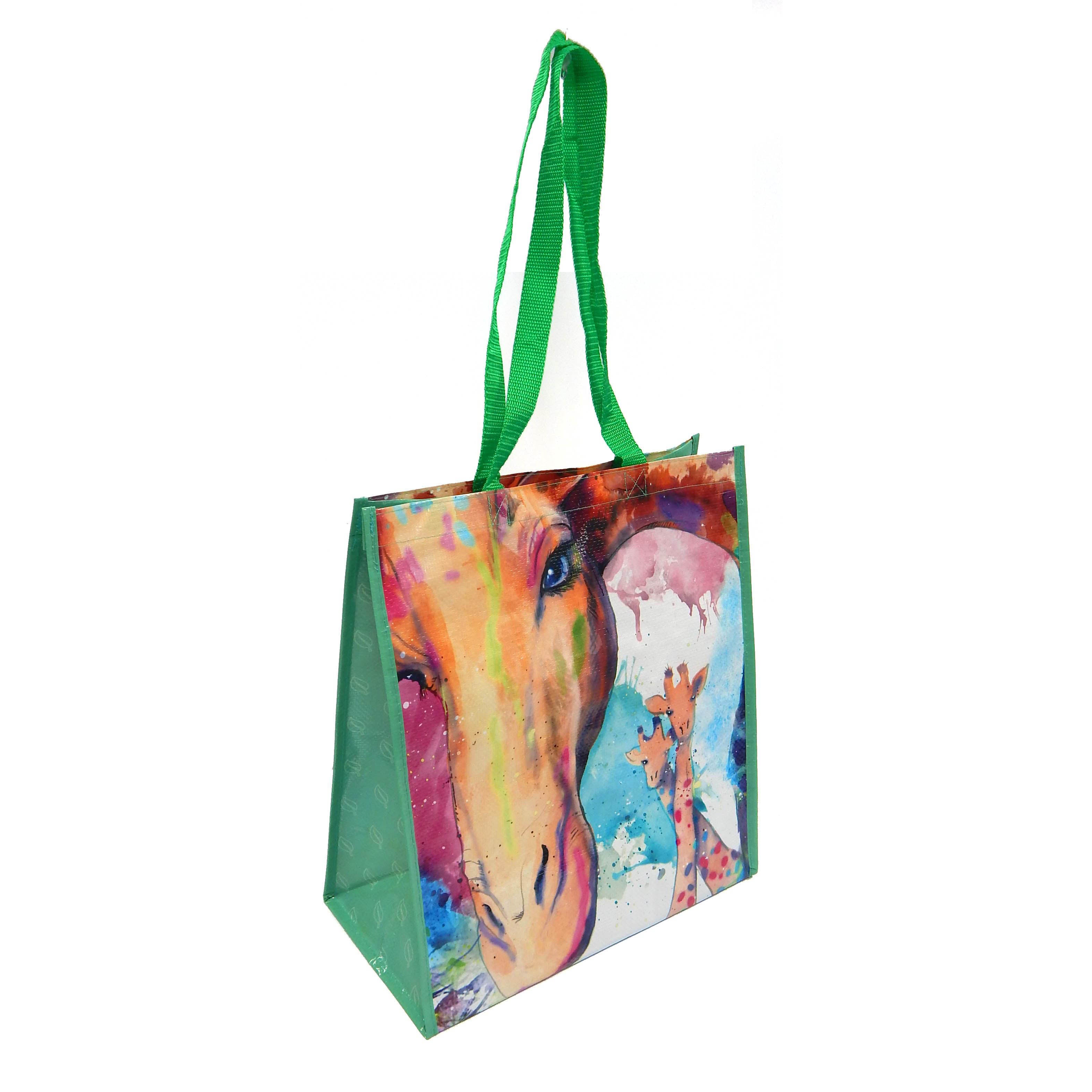 Giraffe Recycled Watercolor Tote Bag、mySite、g9winljtr