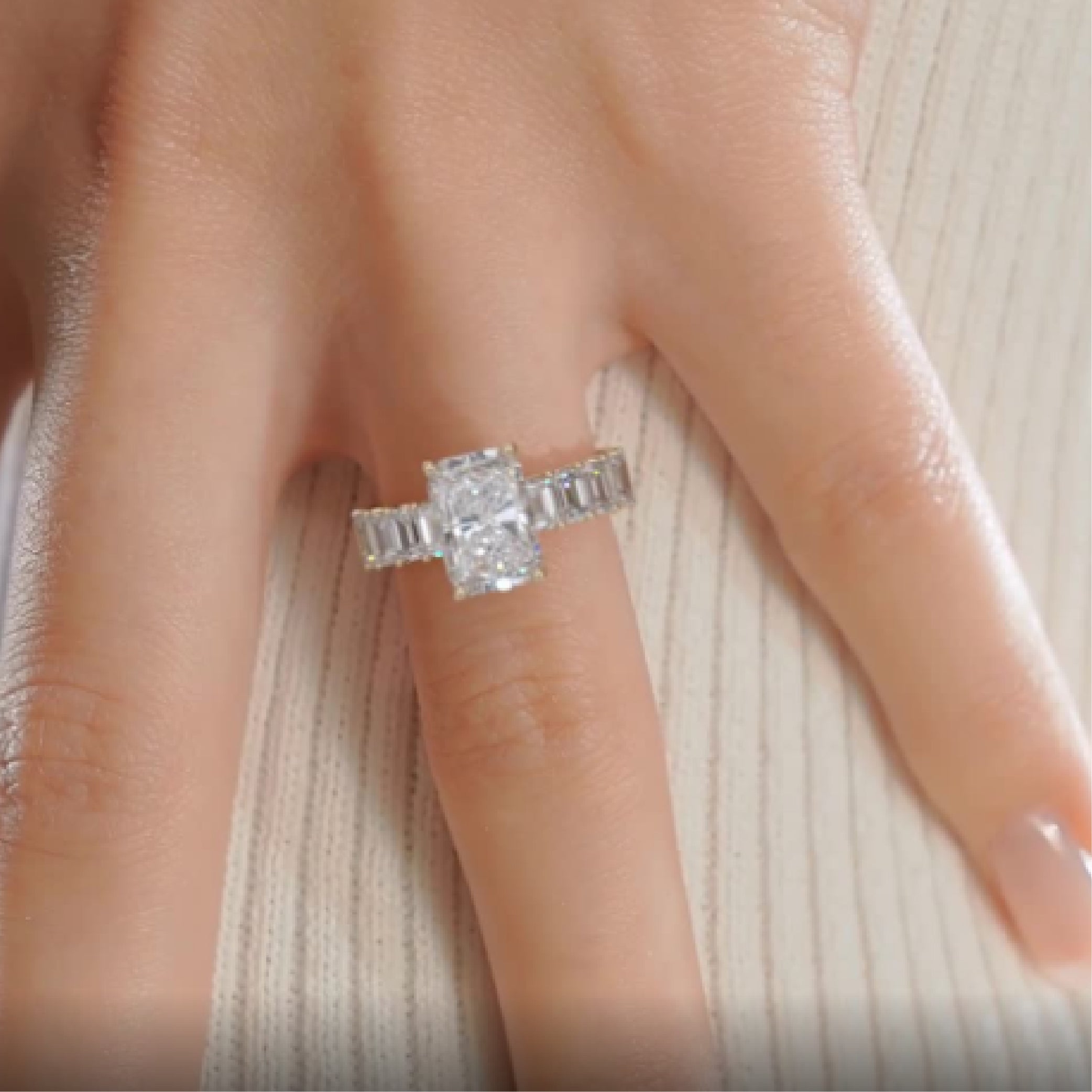 Arabella Diamond Engagement Ring -18K Yellow Gold、mySite、hinf8tx79