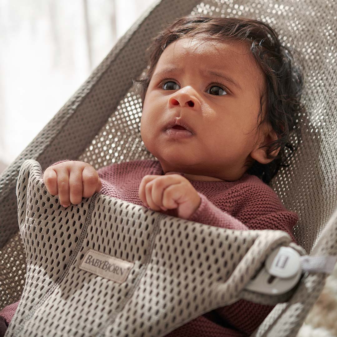  BabyBjorn Bouncer Bliss - Mesh - Grey Beige、mySite、merchandisen