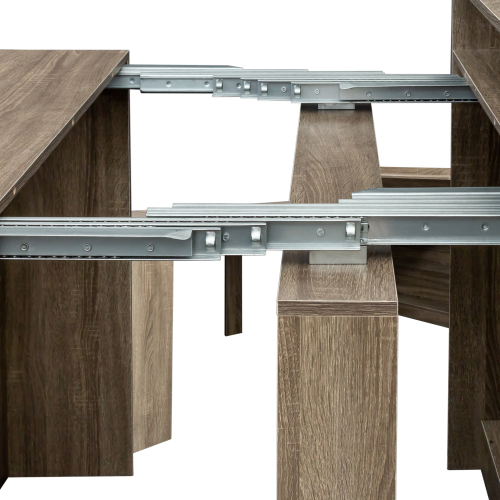 Multifunctional extendable console table、、casual