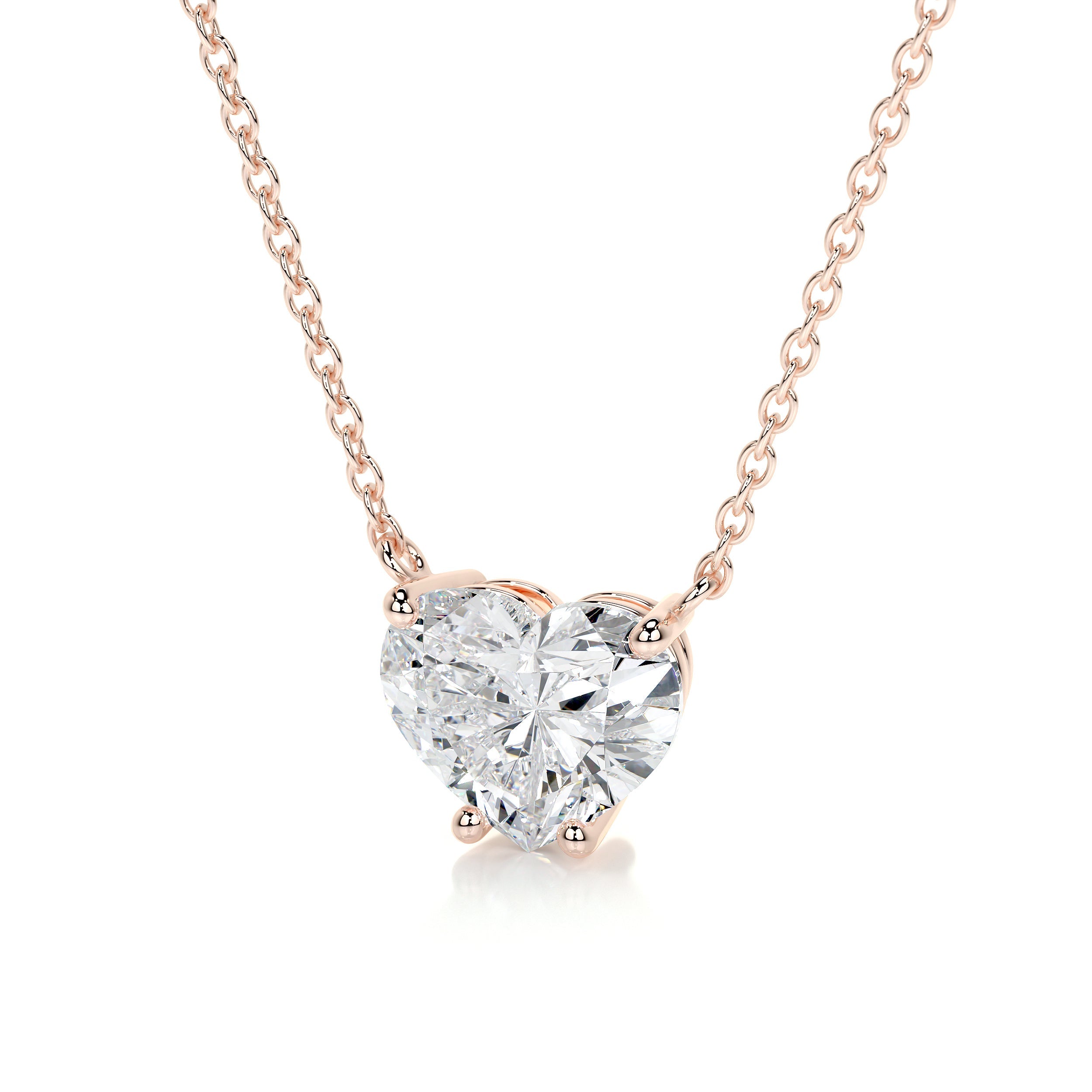 Petit Betty Lab Grown Diamond Pendant -14K Rose Gold、mySite、hinf8tx79