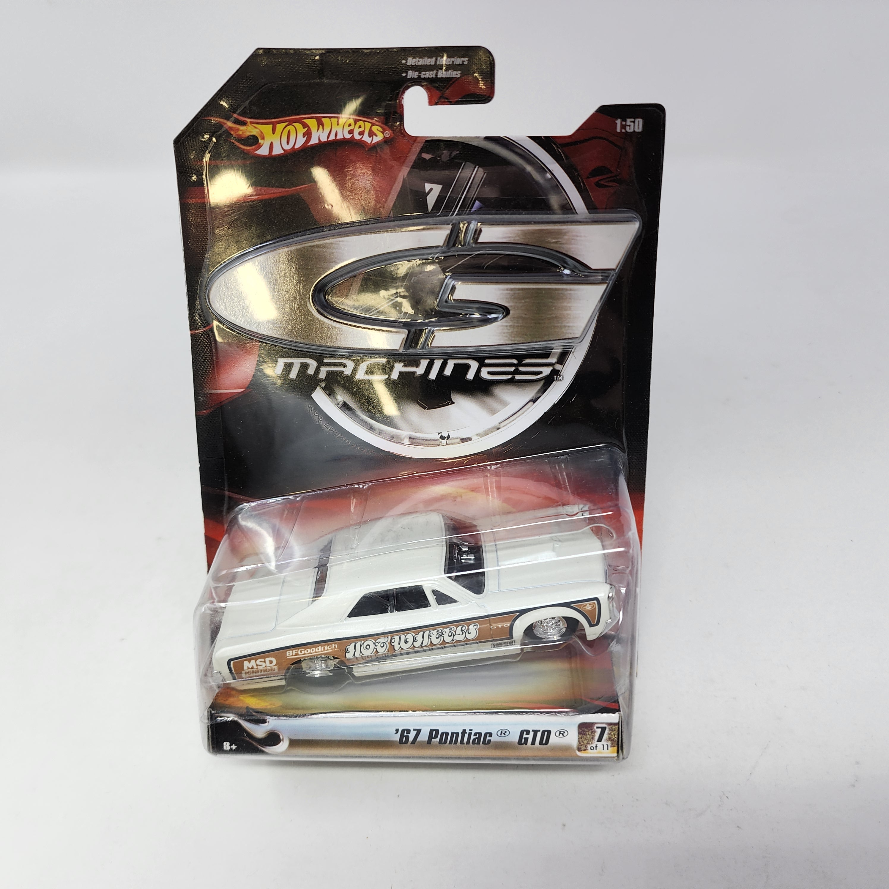 '67 Pontiac GTO * White * Hot Wheels G Machines * 1:50 Scale、mySite、hgirdovlk