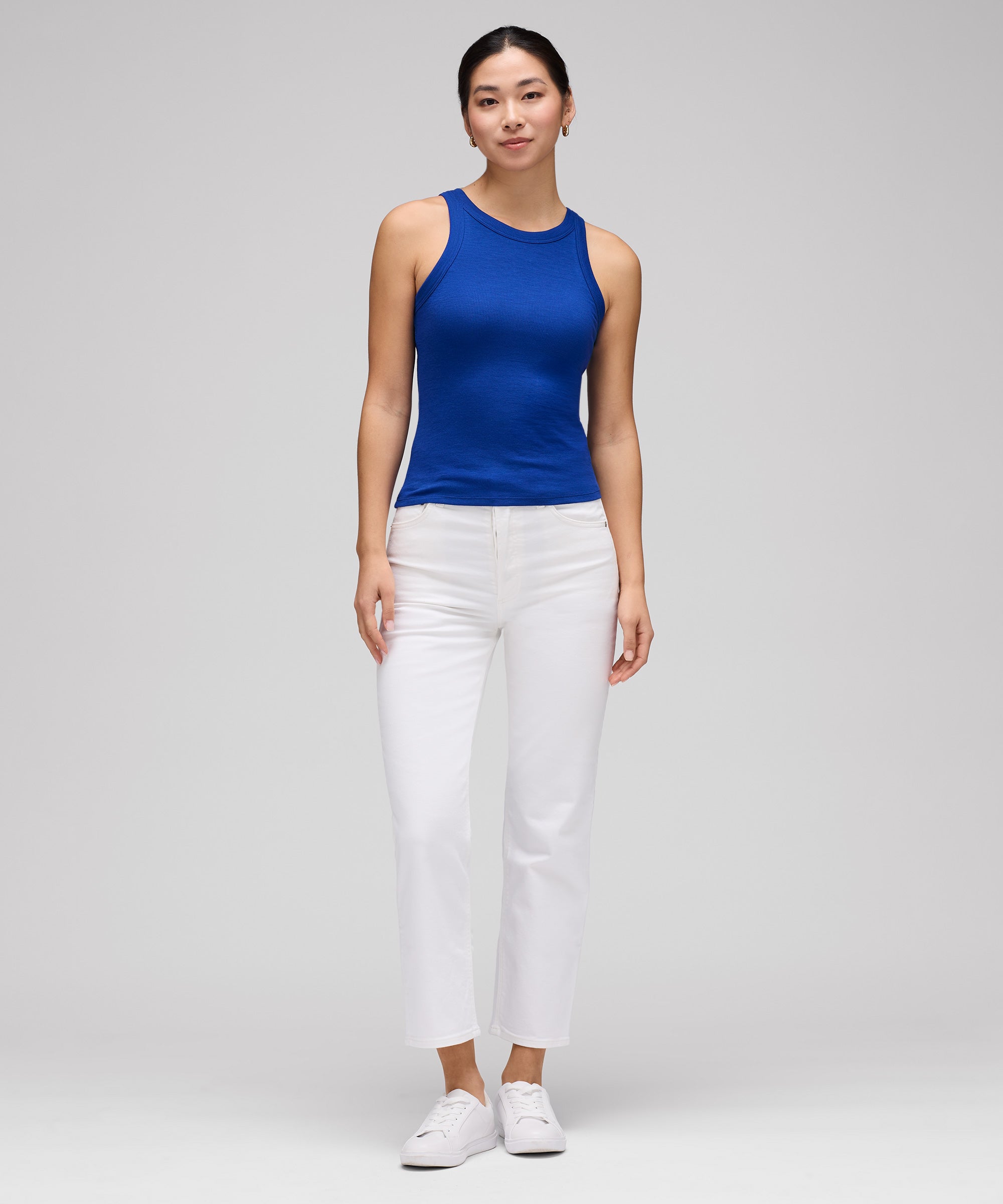 Women's Merino Ribbed Racer Tank、mySite、noshort