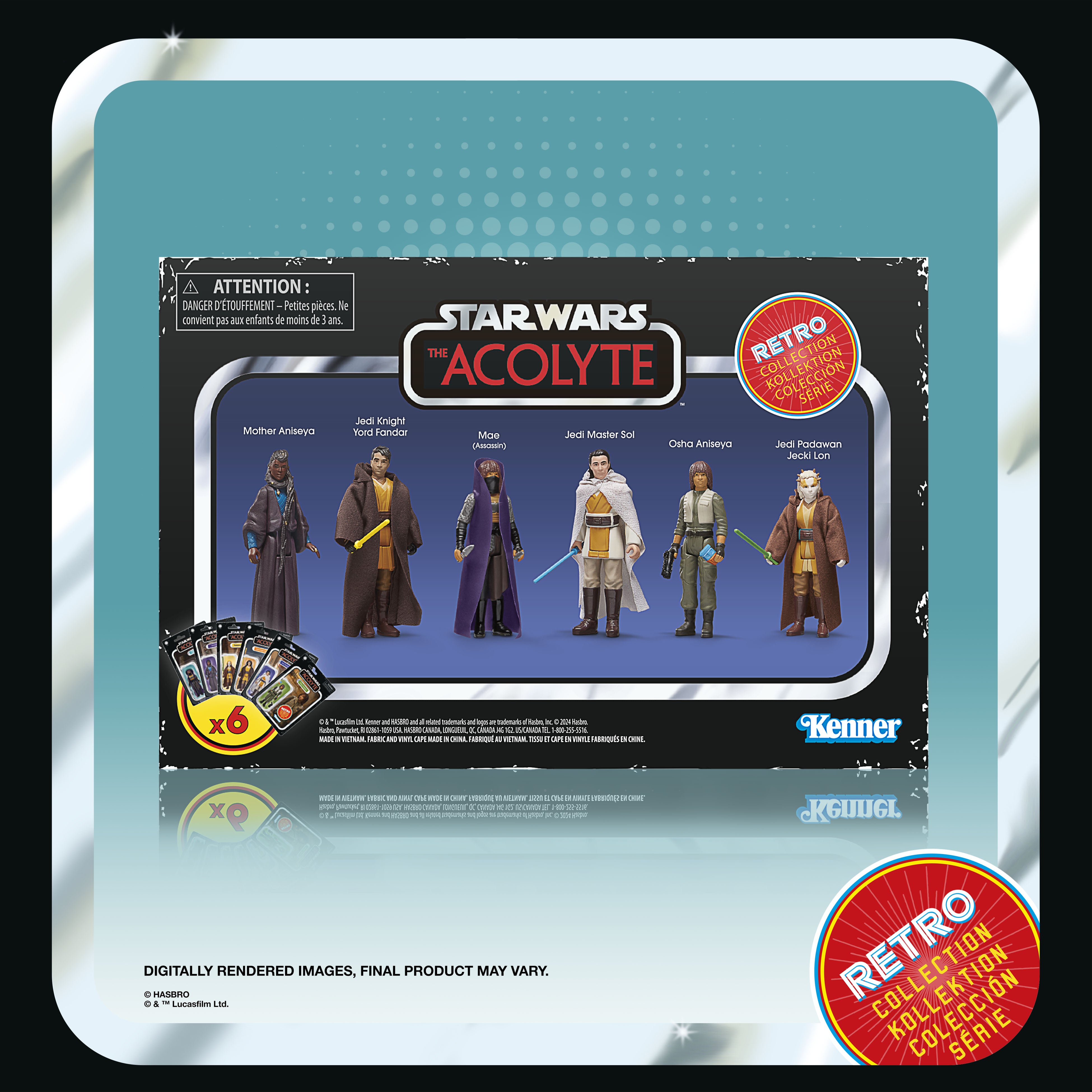 Star Wars Retro Collection The Acolyte 6-Pack、mySite、hgirdovlk