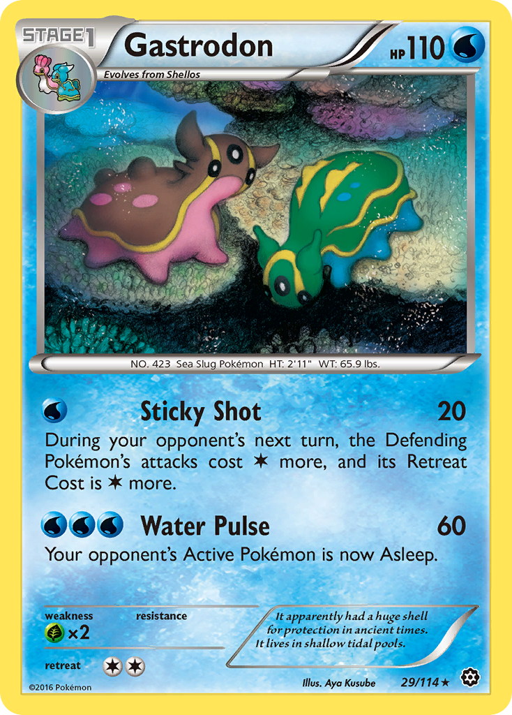 Gastrodon (29/114) XY: Steam Siege、mySite、waistdrama
