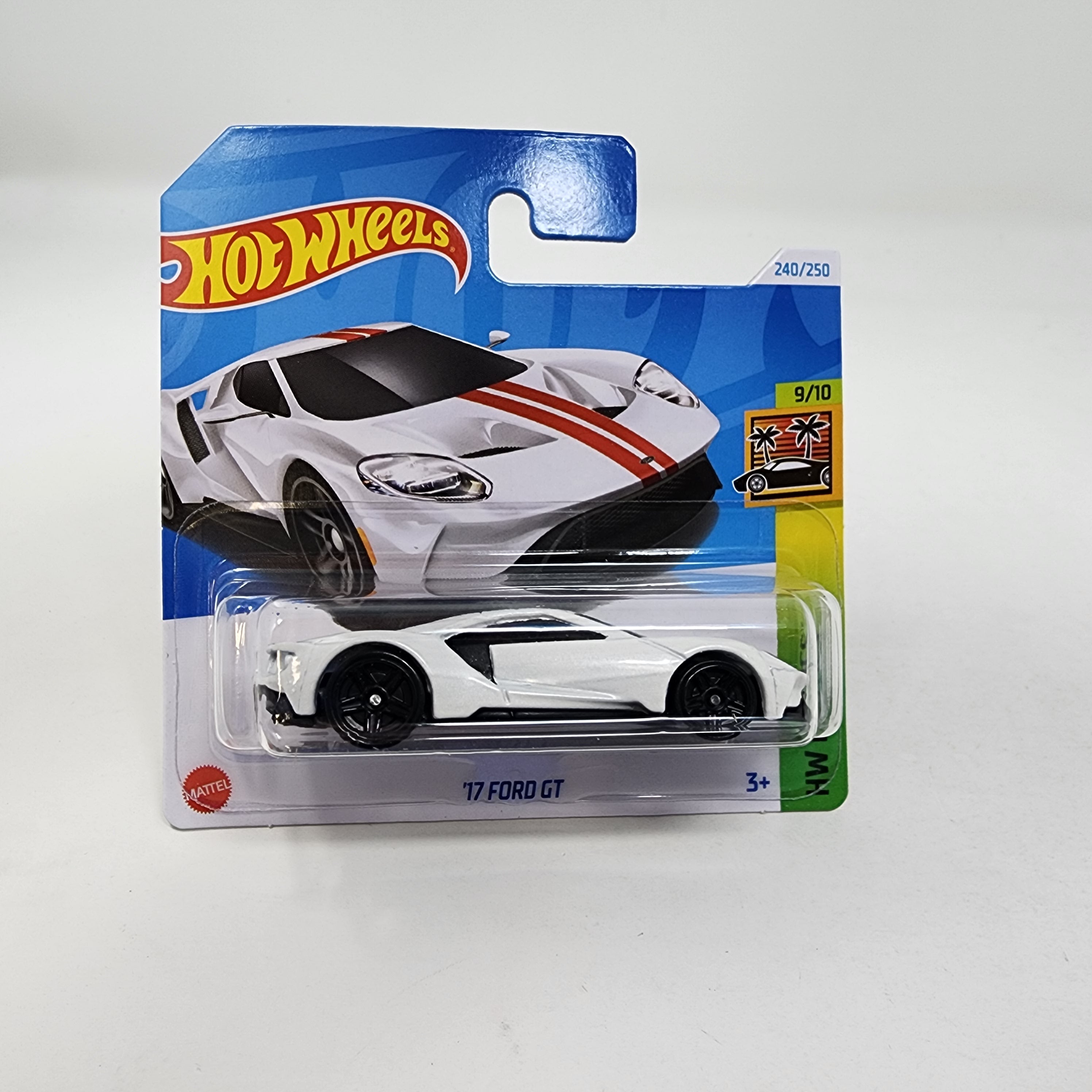 Short Card * '17 Ford GT #240 * WHITE * 2024 Hot Wheels Case Q、mySite、hgirdovlk