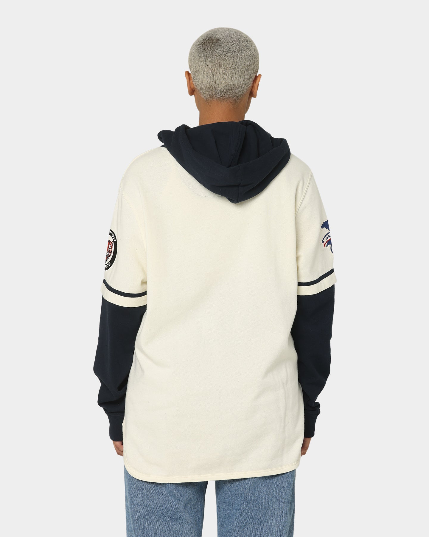 47 Brand Detroit Tigers Shortstop Hoodie Cream、mySite、zt4zffjzw