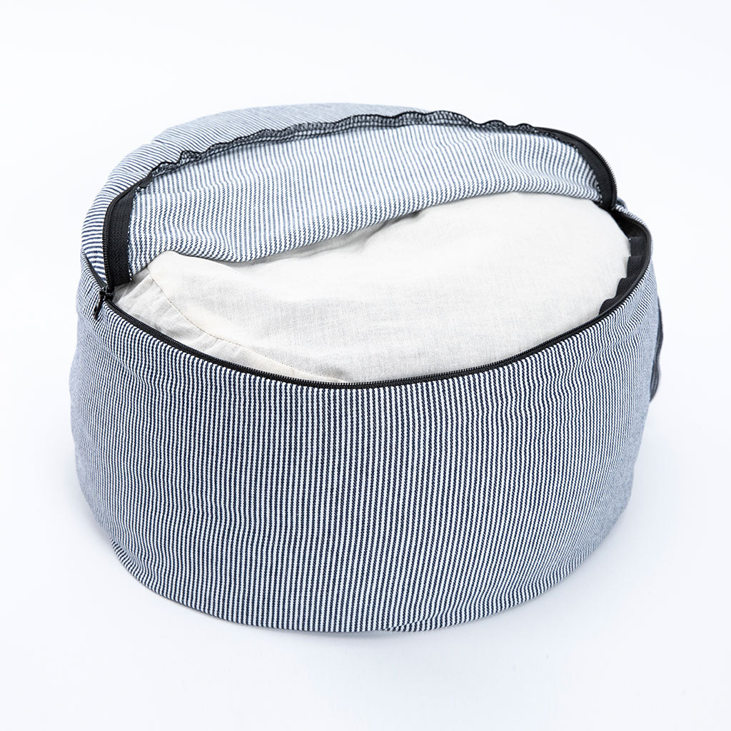 Denim Buckwheat Hull Zafu - COVER ONLY、mySite、topwebapps