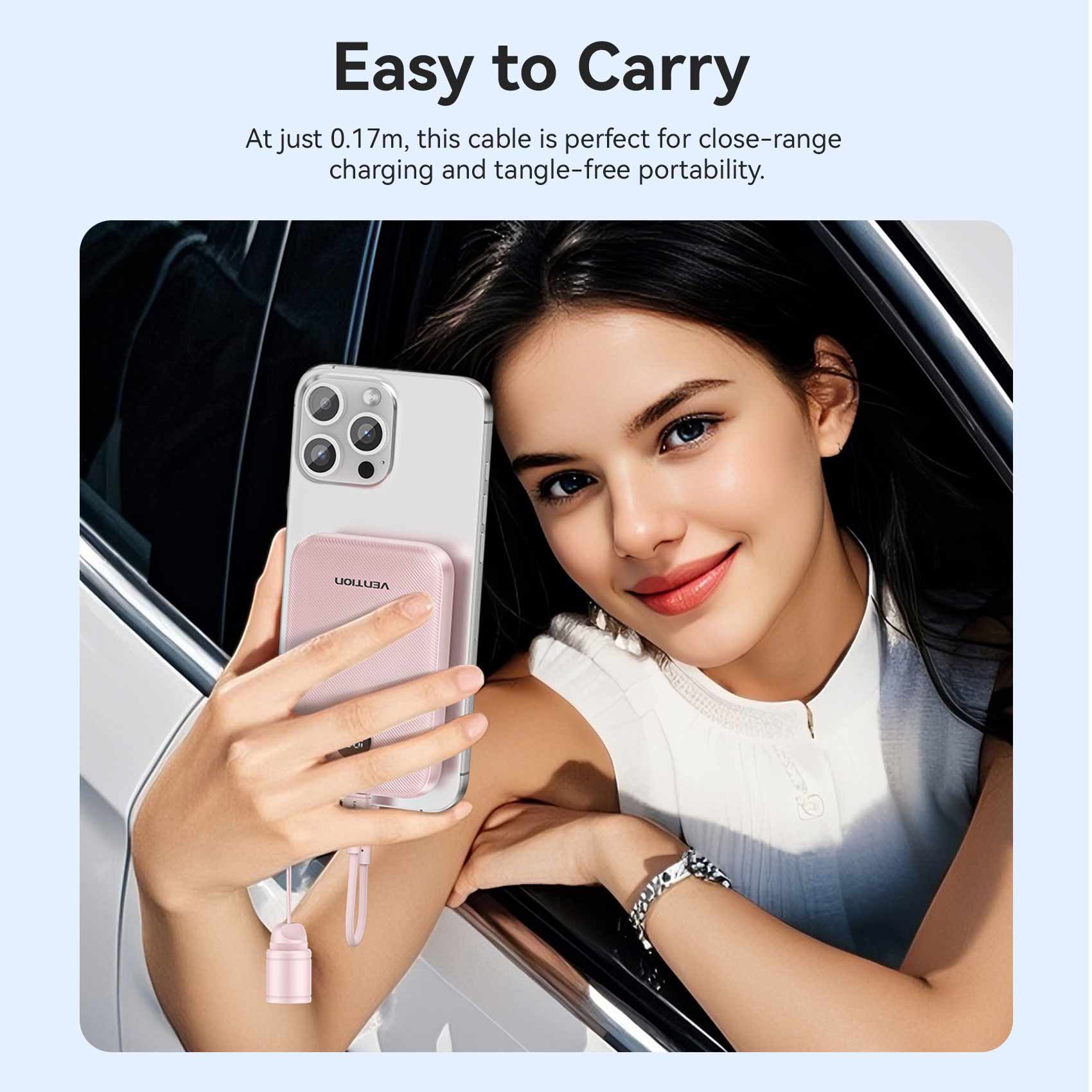 Vention Lightning Cable for 10000mAh Power Bank、mySite、fannypackpong