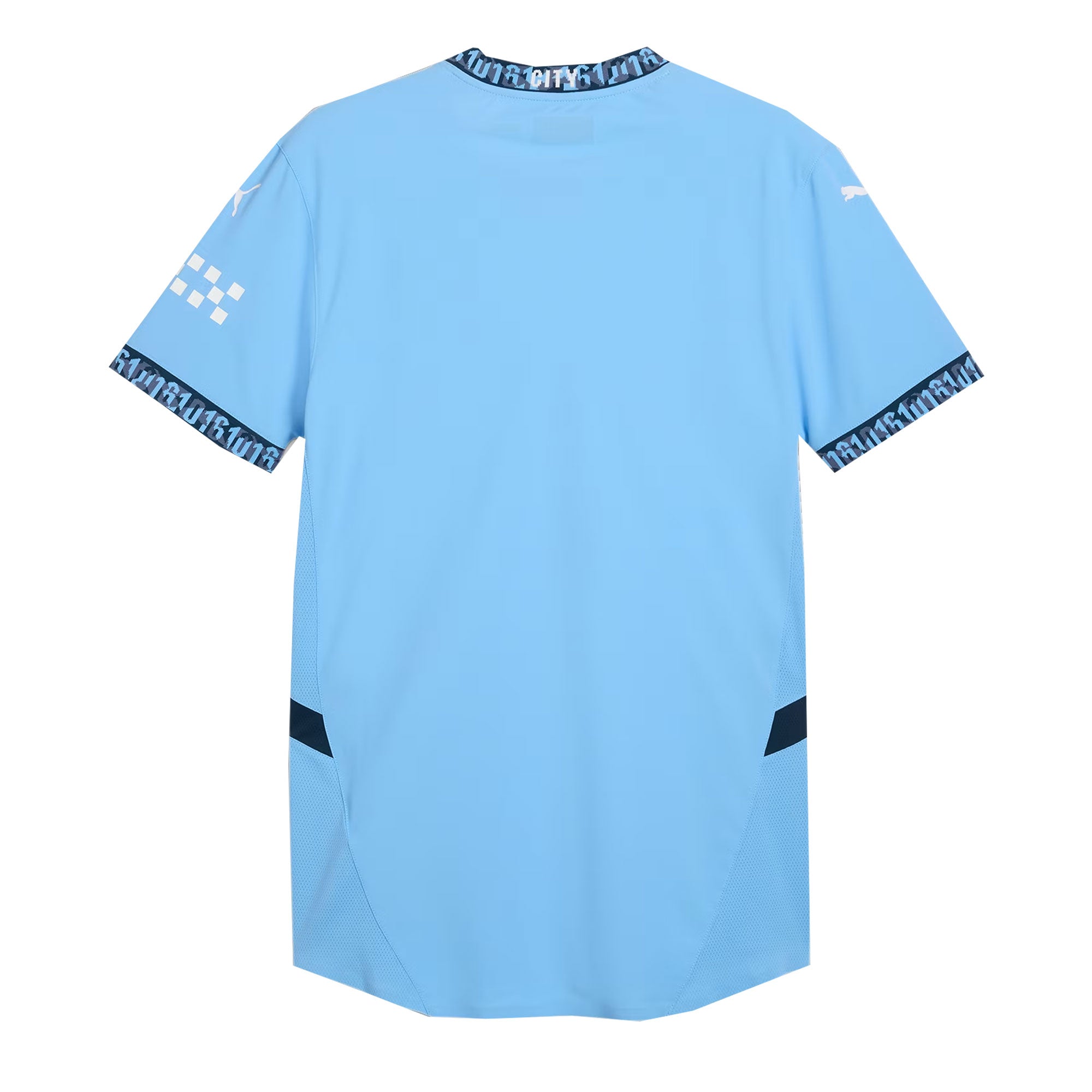 PUMA Men's Manchester City 2024/25 Authentic Home Jersey Light Blue/White、mySite、noshort