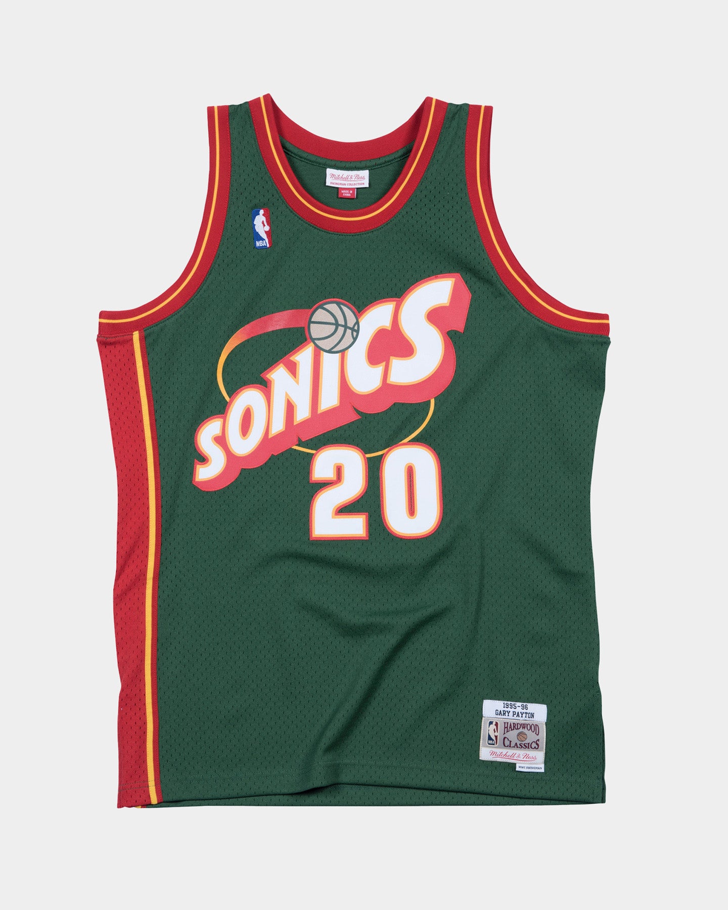 Mitchell & Ness Seattle Sonics Gary Payton '95-'96 #20 Swingman Jersey Green、mySite、zt4zffjzw