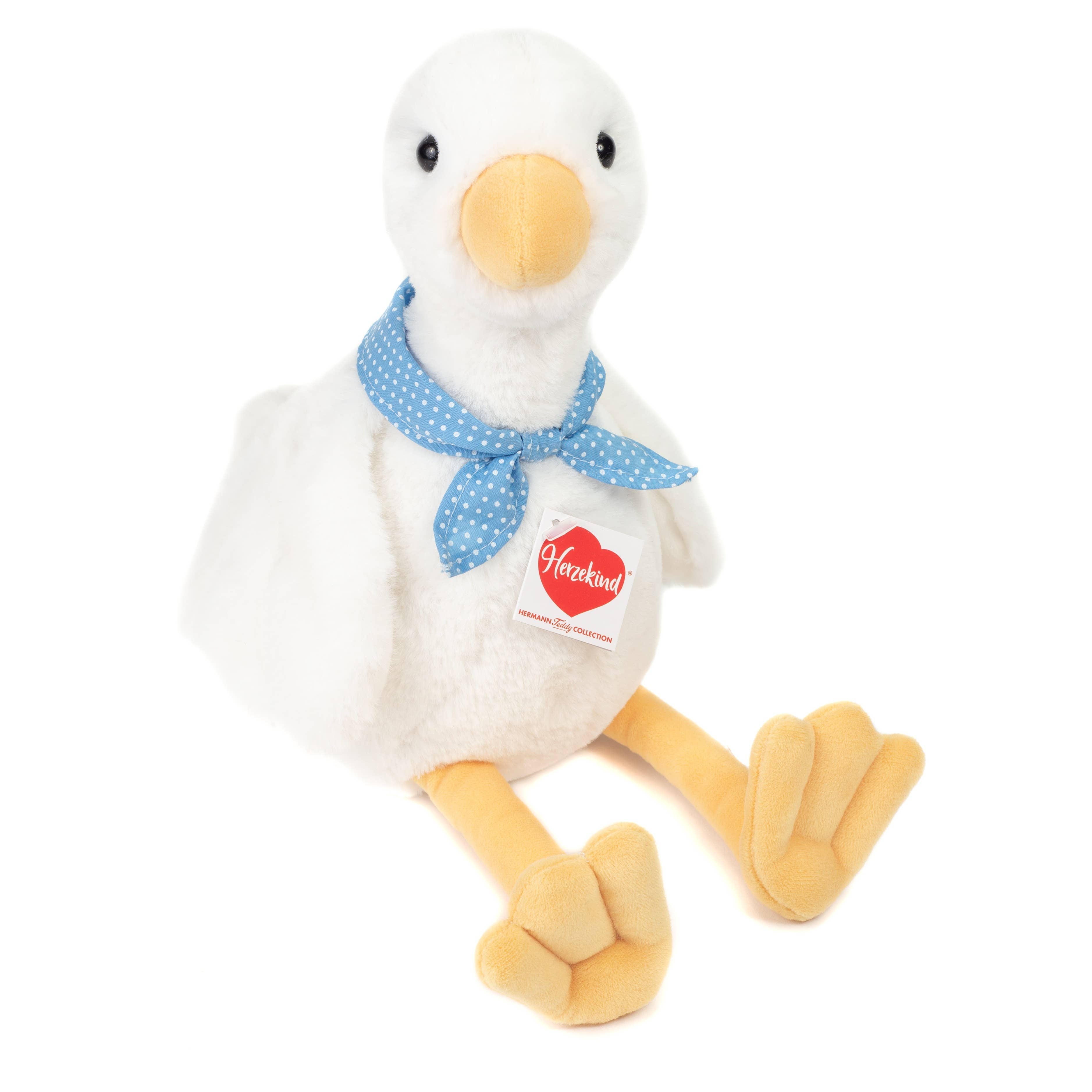 Plush White Duck 28 cm by Teddy Herman Super SOFT、mySite、g9winljtr