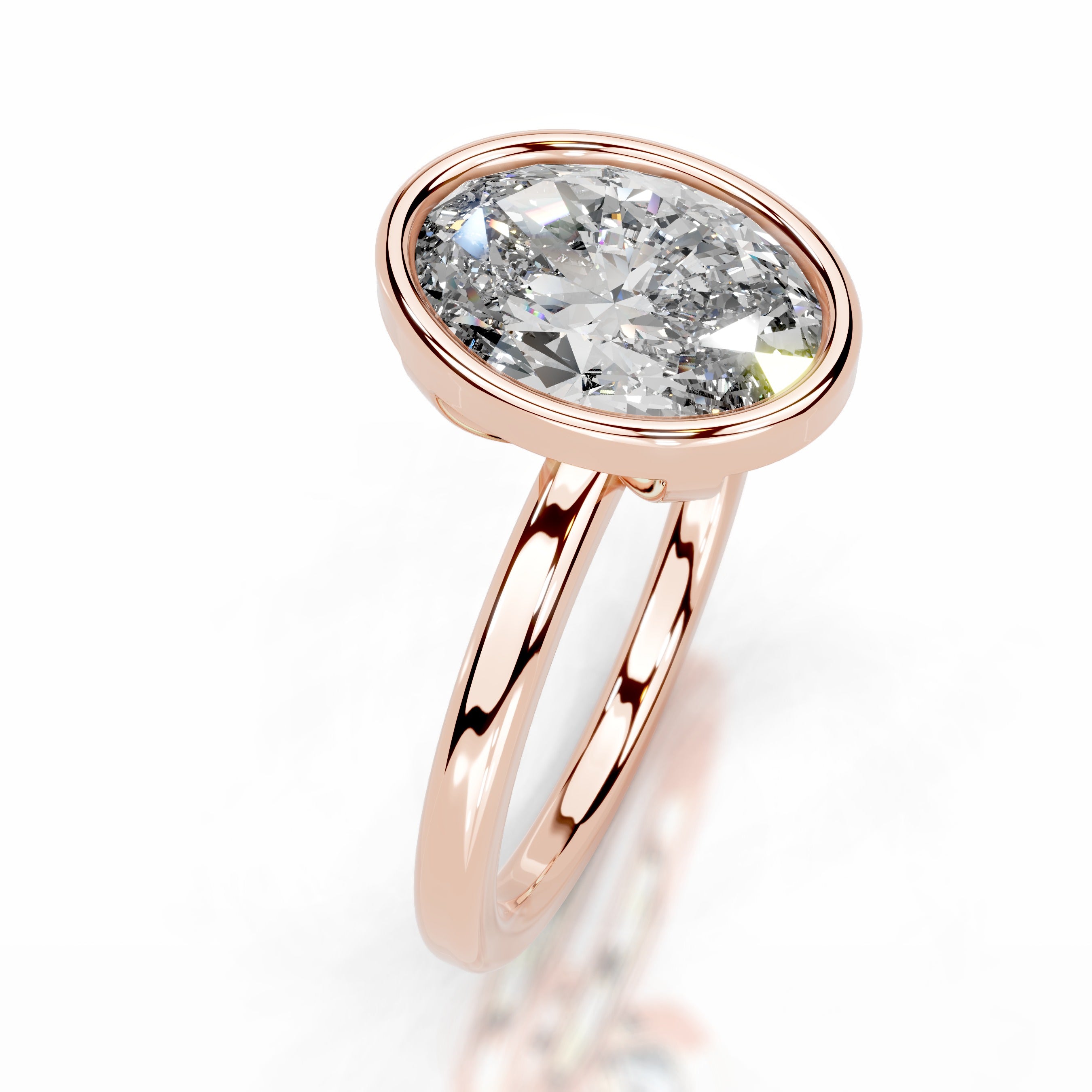Dima Diamond Engagement Ring - 14K Rose Gold、mySite、hinf8tx79
