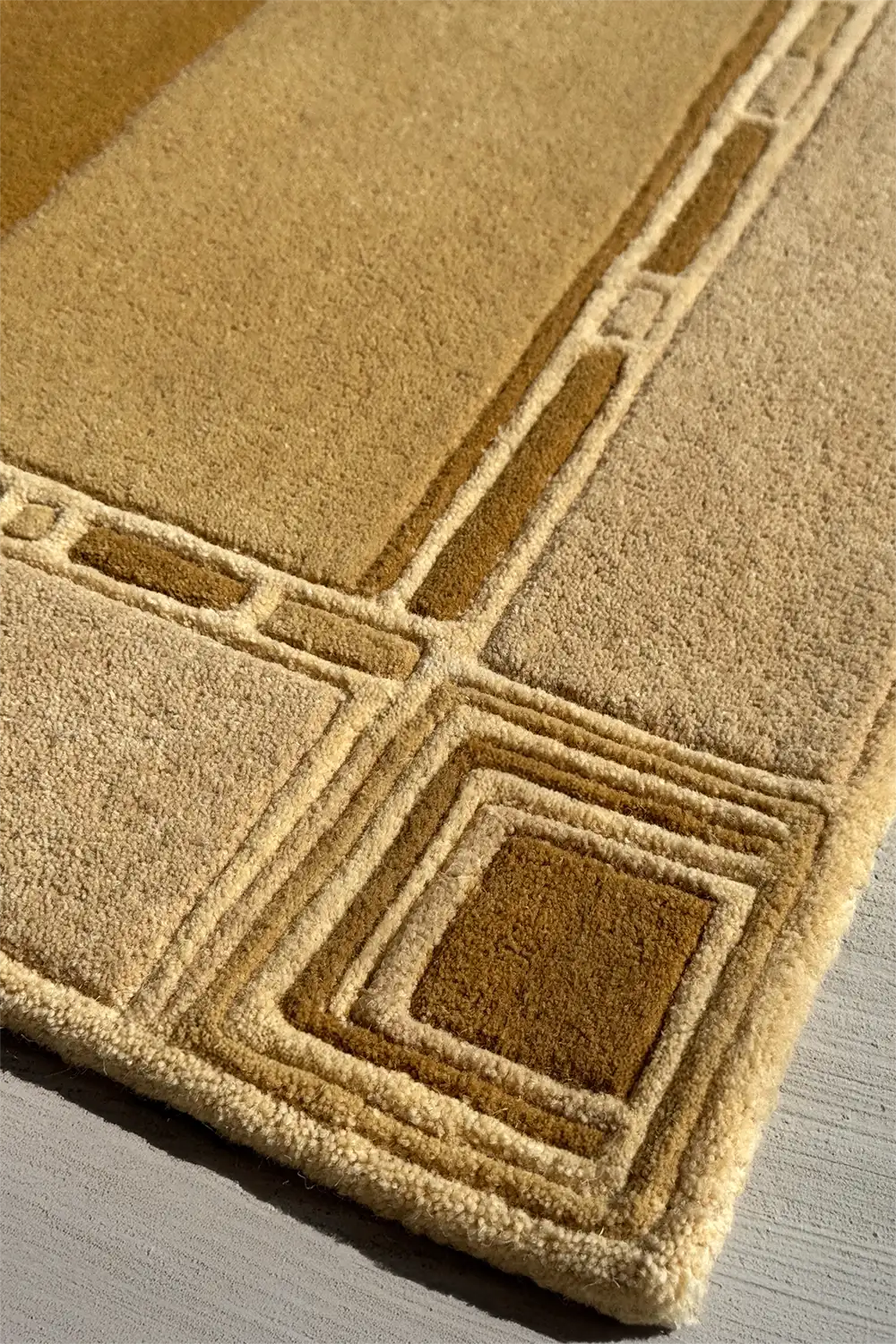 Portico Gold Arch Hand Tufted Wool Rug、mySite、gigharbornorthrealestate