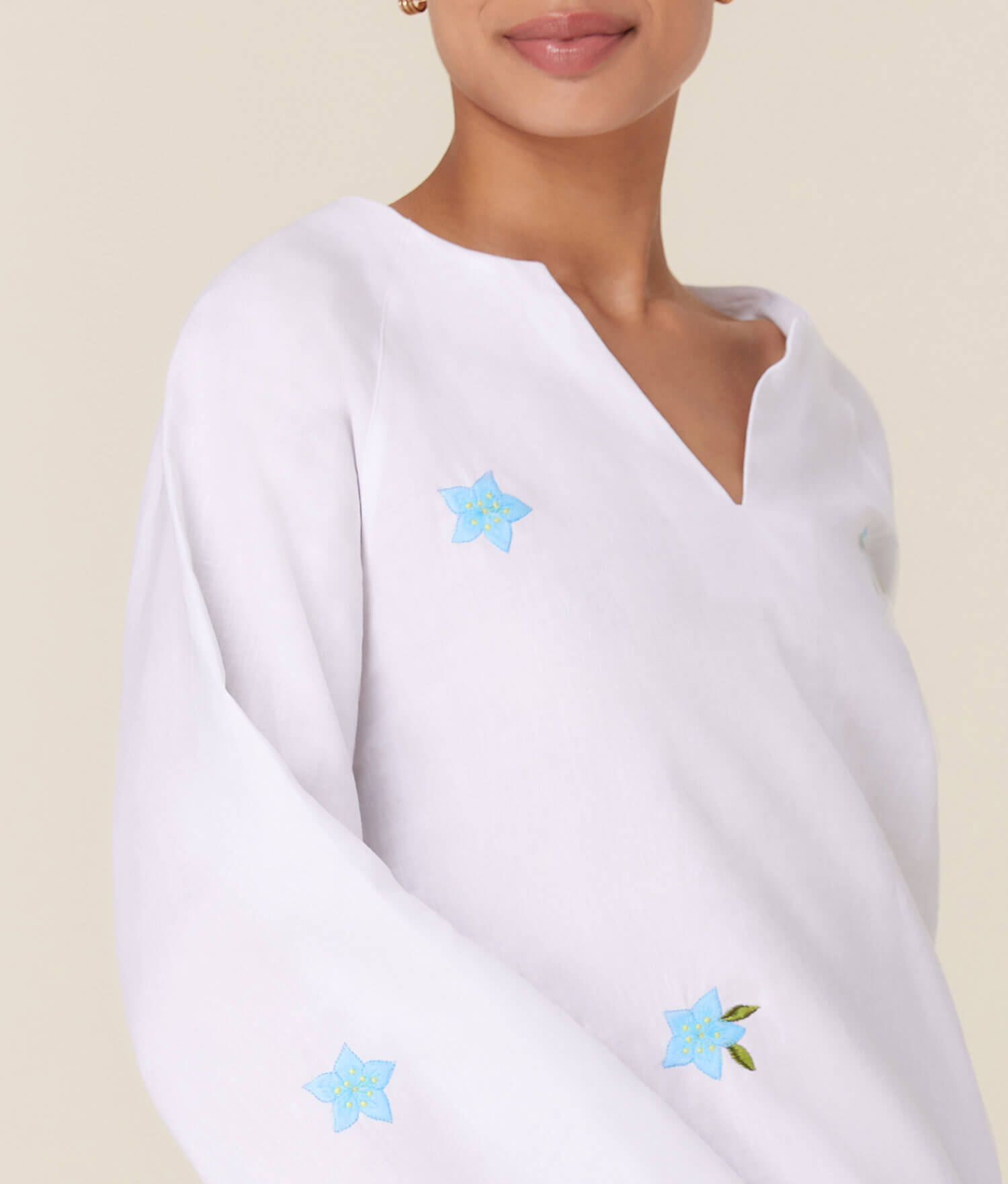  The Serik Mini Dress - Linen - White、mySite、ashleygrahame