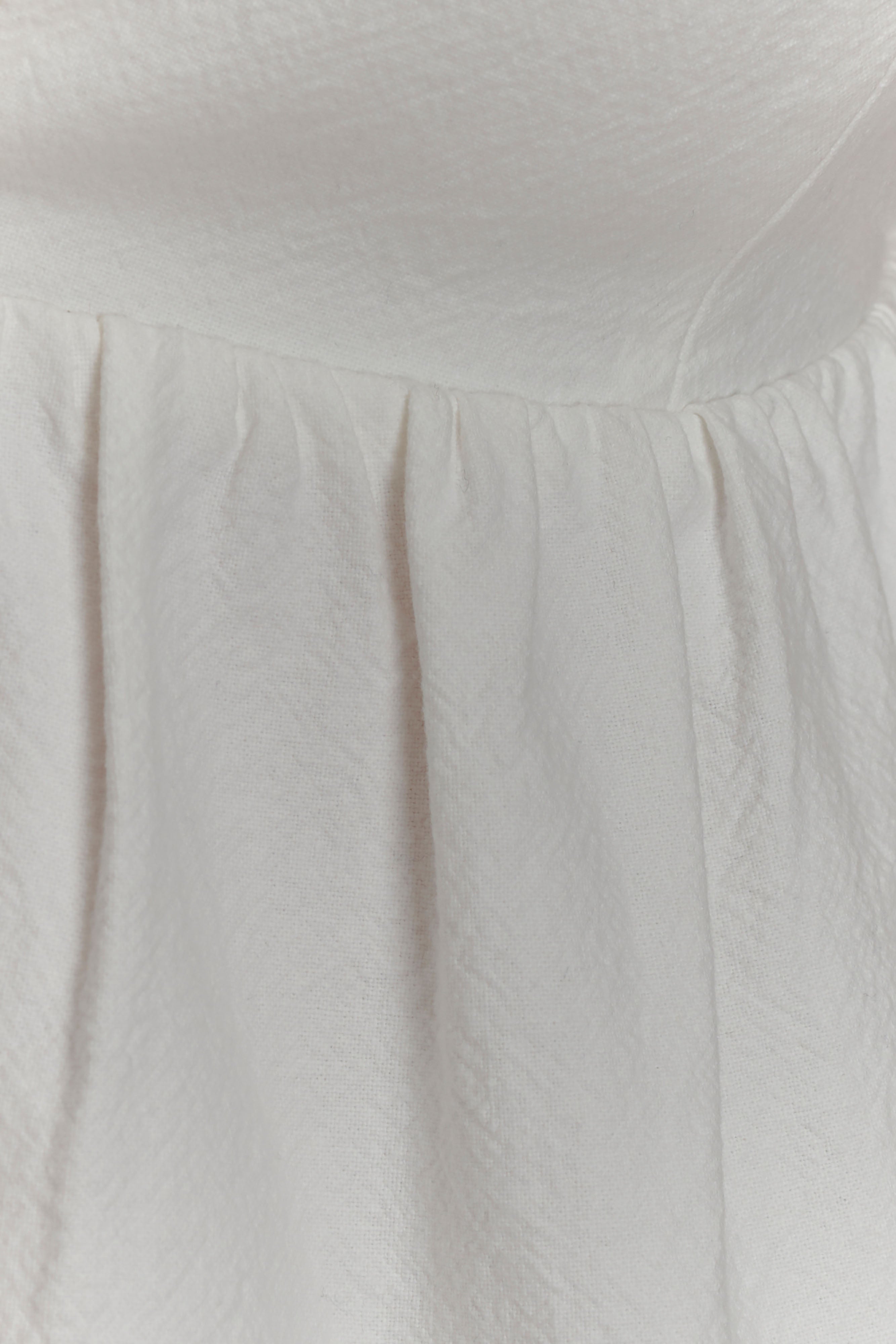 Janayia Cotton Beaded Top - White、mySite、solidvoid