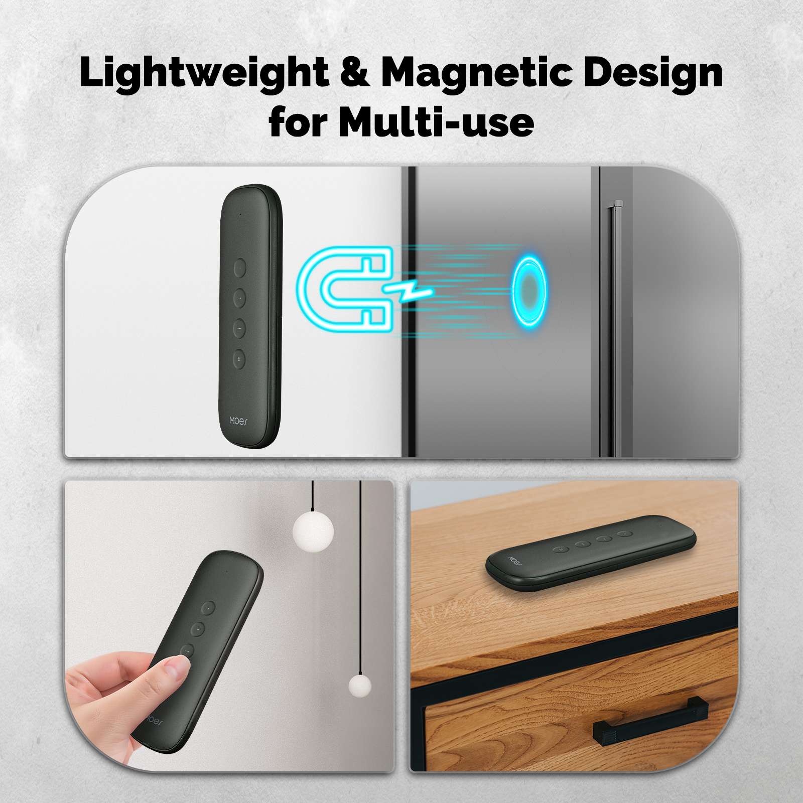 ZigBee Smart Scene Switch Portable Wireless 12 Scenario Remote Control、mySite、fannypackpong