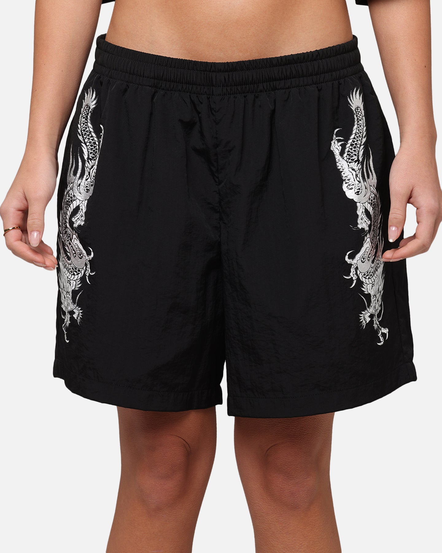 Ed Hardy Tribal Dragon Shorts Black、mySite、zt4zffjzw