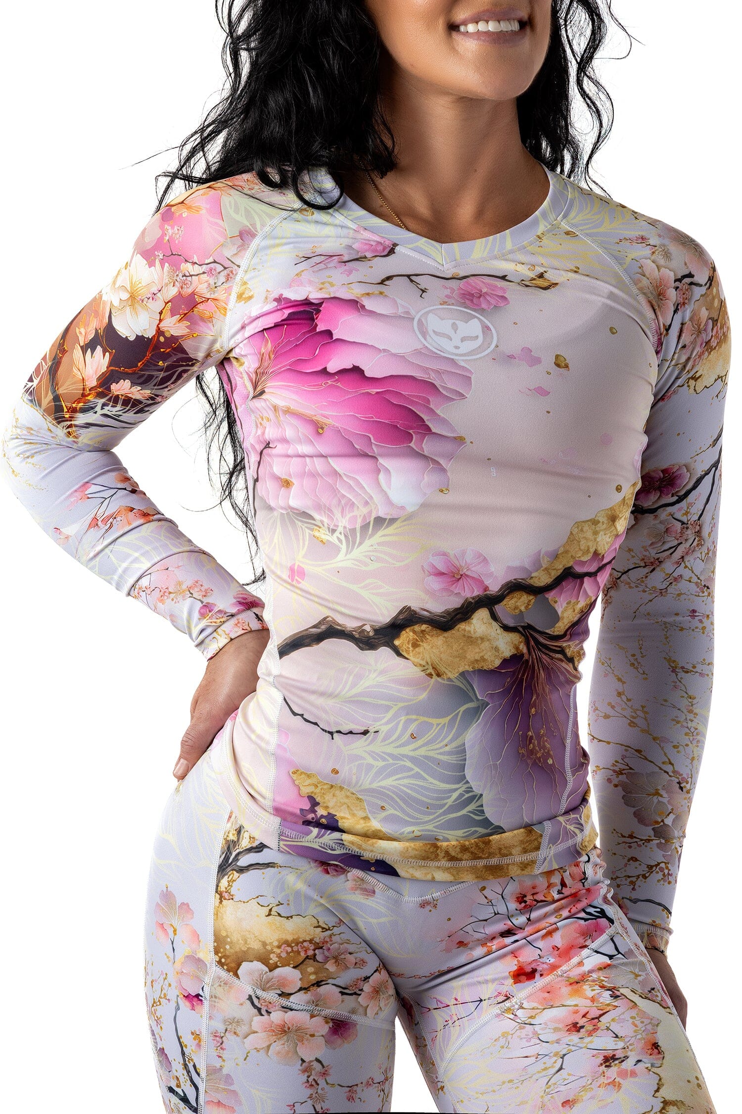 Women's Sakura Jiu Jitsu Rashguard - Long Sleeve、mySite、gigharbornorthrealestate