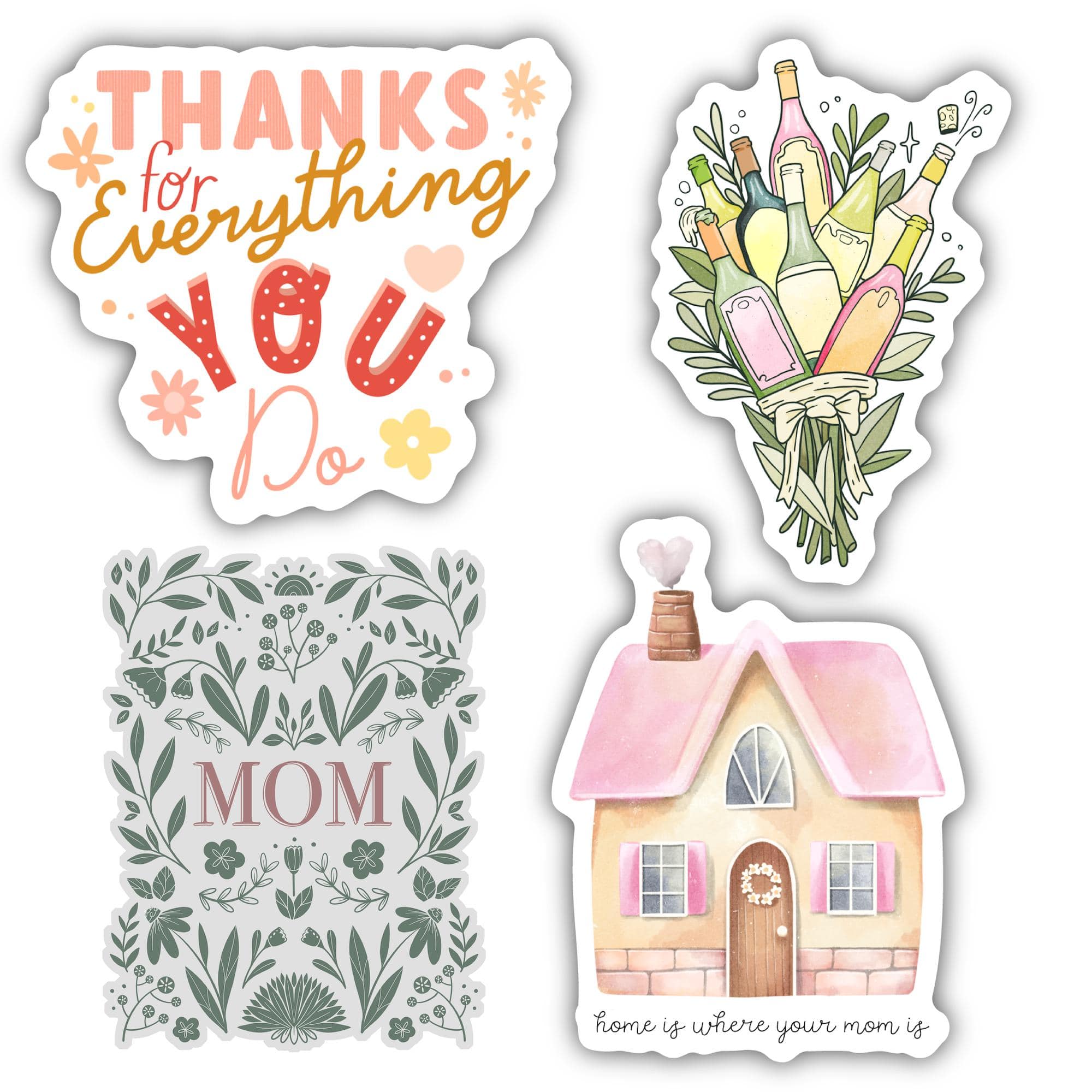  Mom Stickers 4 Pack、mySite、elrpsem3k