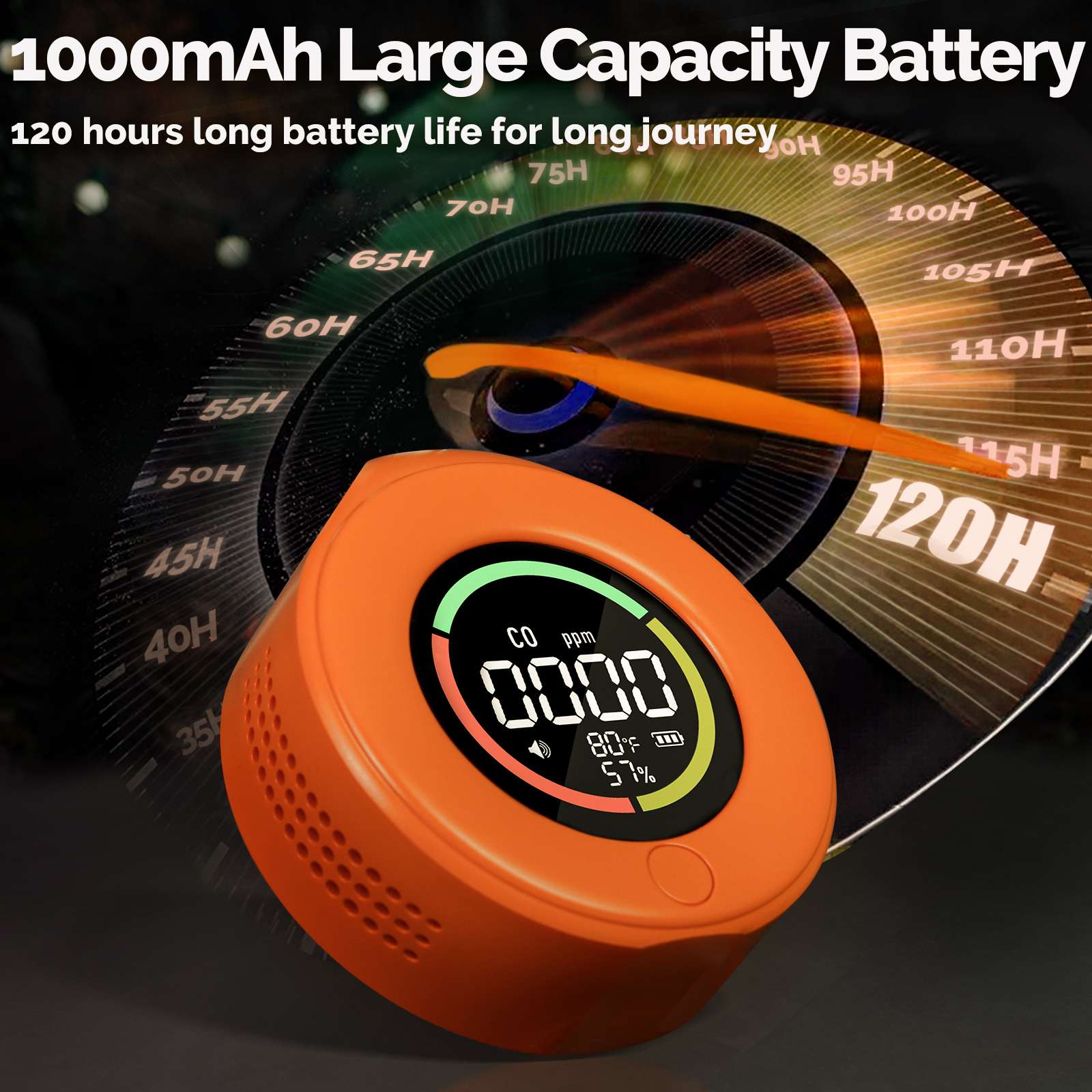 Mini Carbon Monoxide Detector Portable Temp/Humi/CO Meter、mySite、fannypackpong