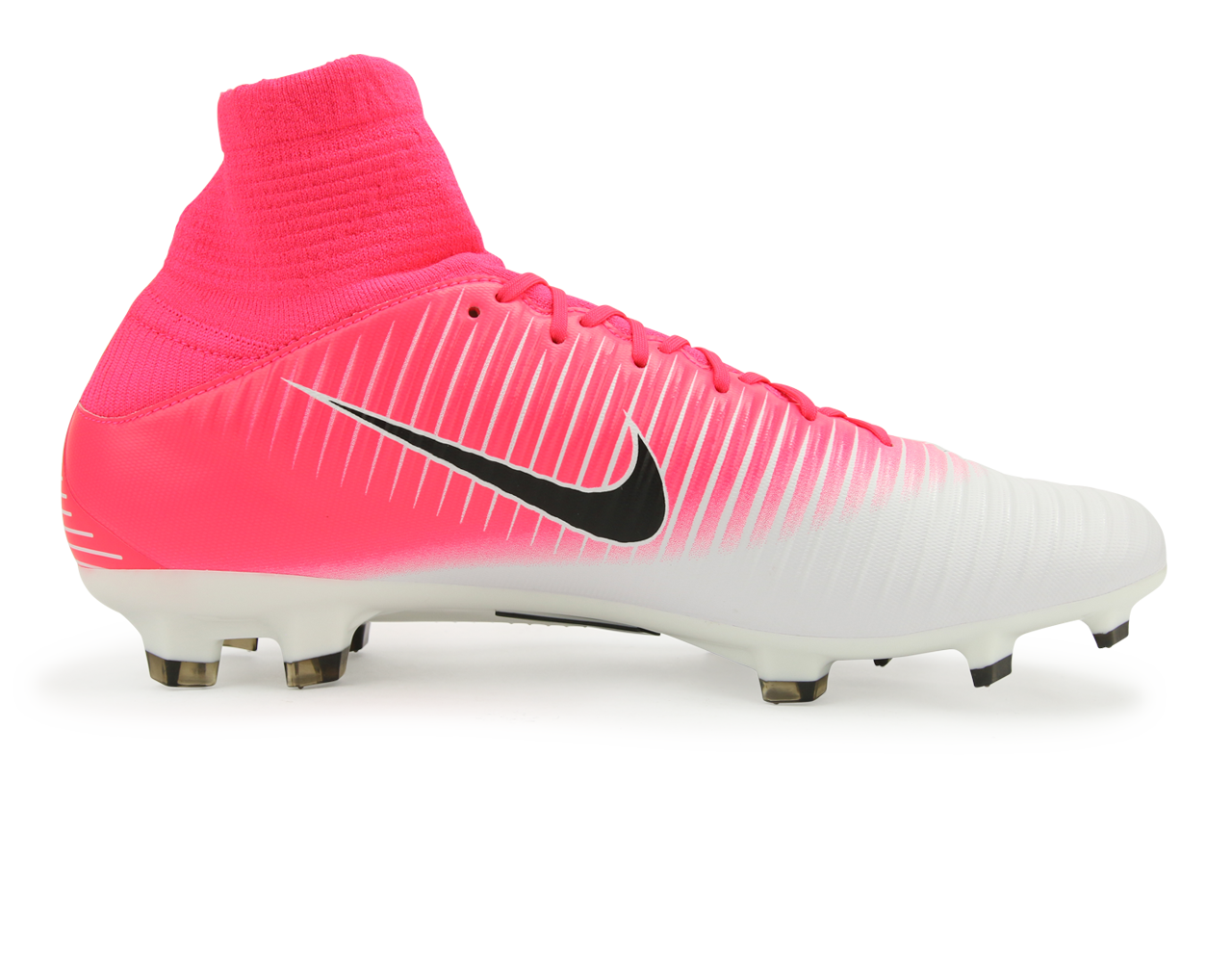 Nike Men's Mercurial Veloce III Dynamic Fit FG Racer Pink/Black/White、mySite、noshort