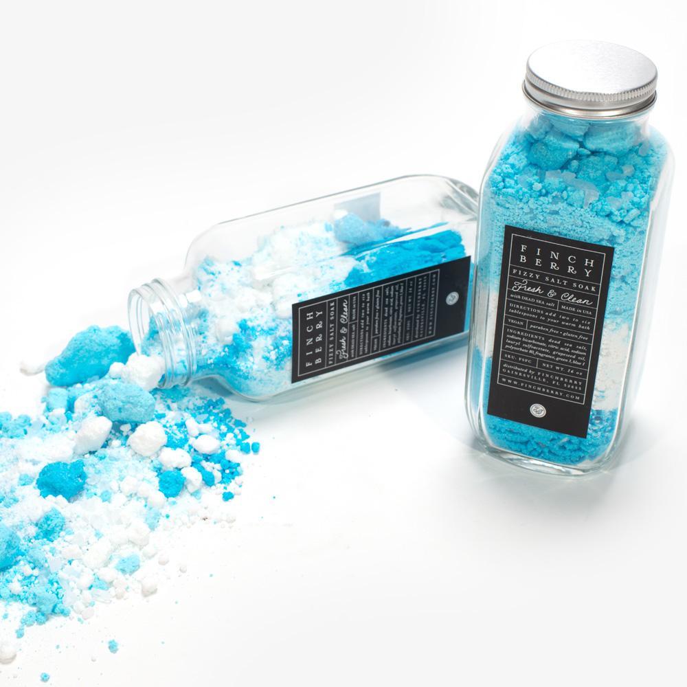 Fresh & Clean All Natural Fizzy Salt Bath by Finchberry、mySite、g9winljtr