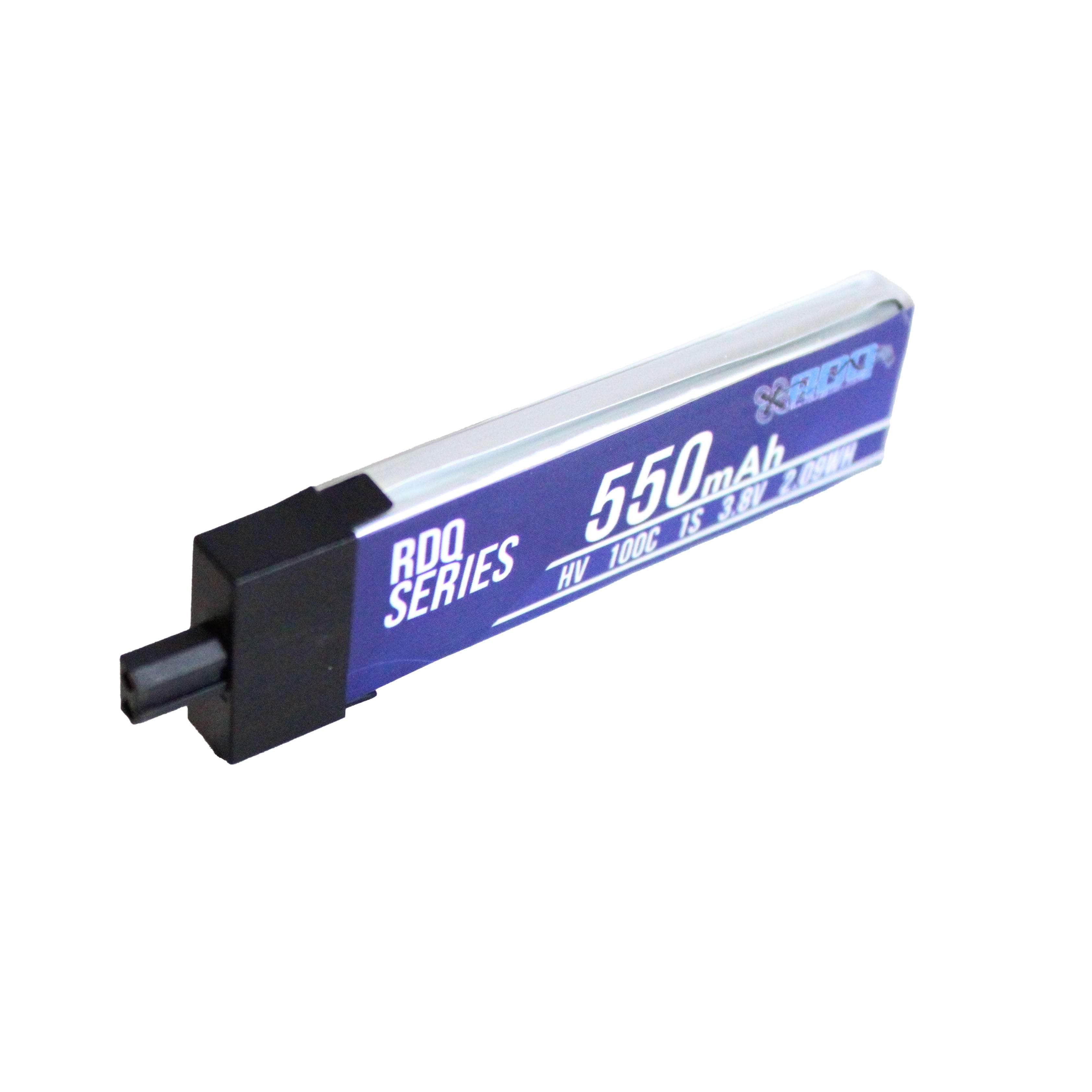 RDQ Series 3.8V 1S 550mAh 100C LiHV Whoop/Micro Battery - Plastic Head GNB27、mySite、merchandisen