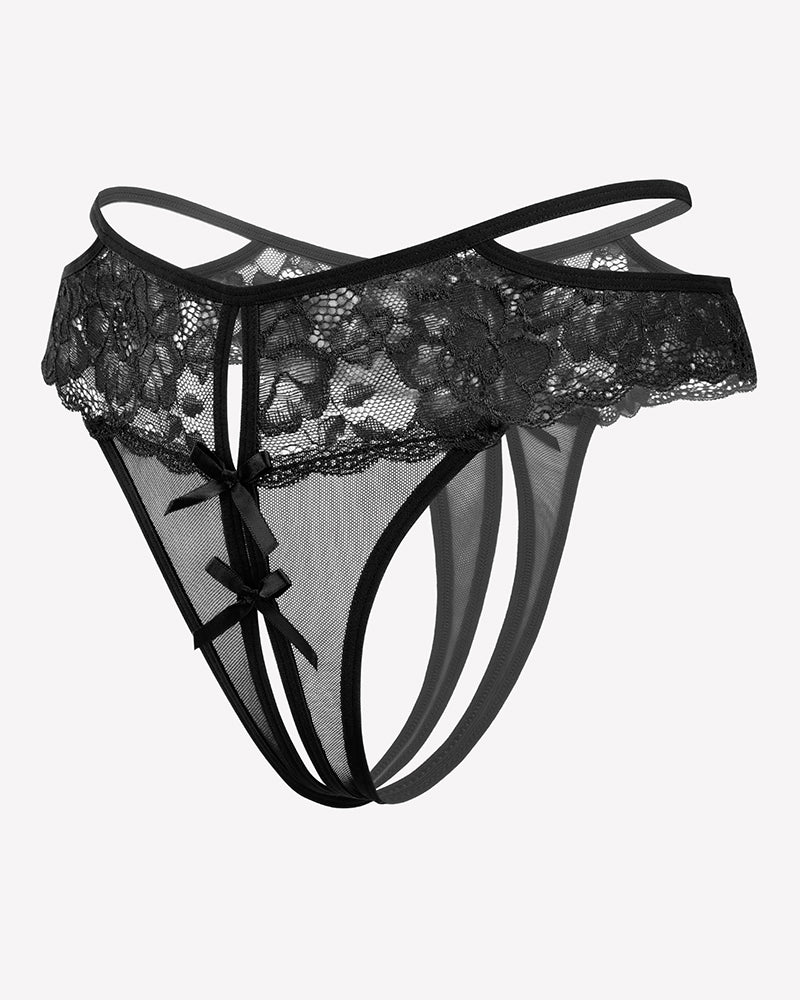 Lace Cheeky Mesh Hollow Thongs、mySite、bengalsvssteelers