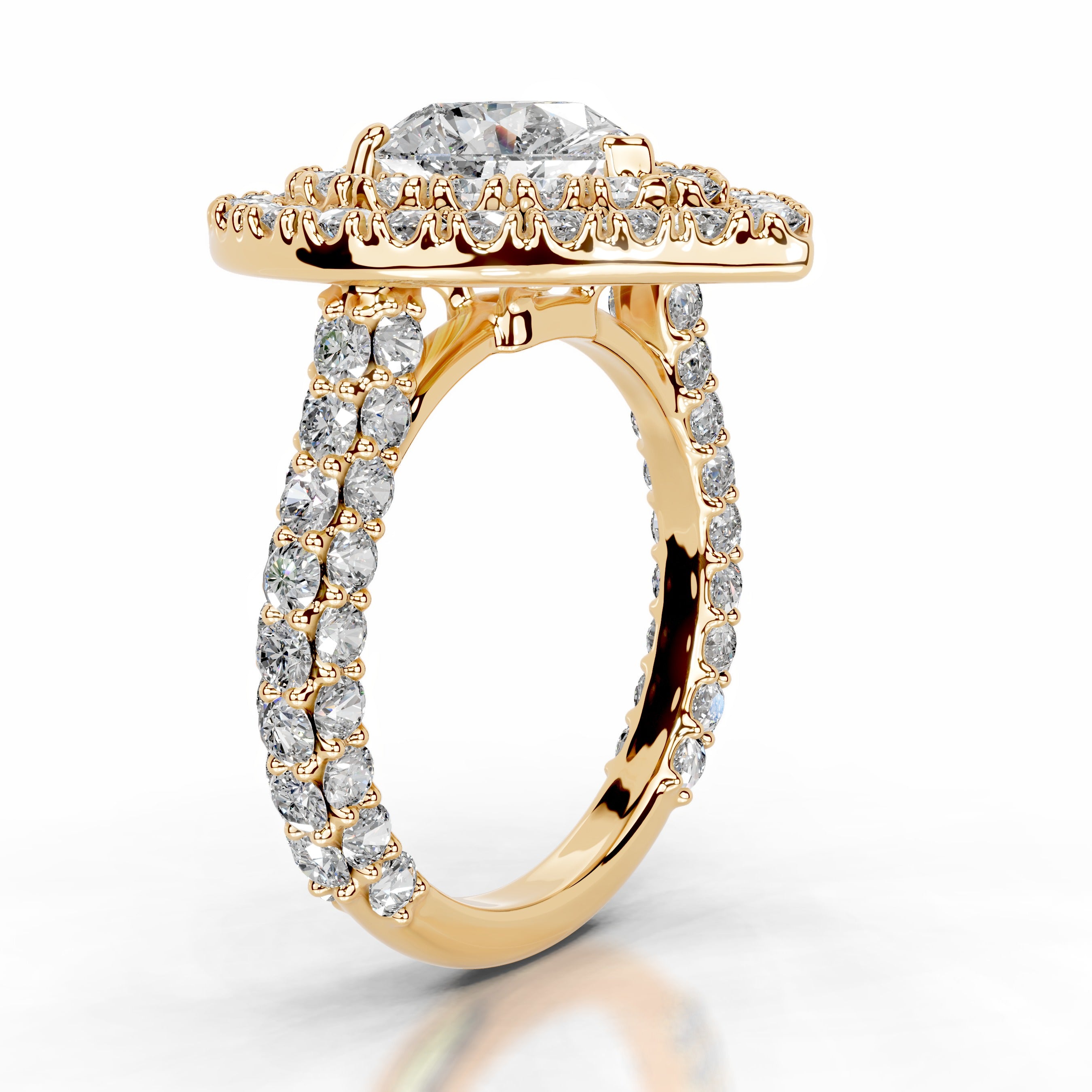 Rianna Diamond Engagement Ring - 18K Yellow Gold、mySite、hinf8tx79