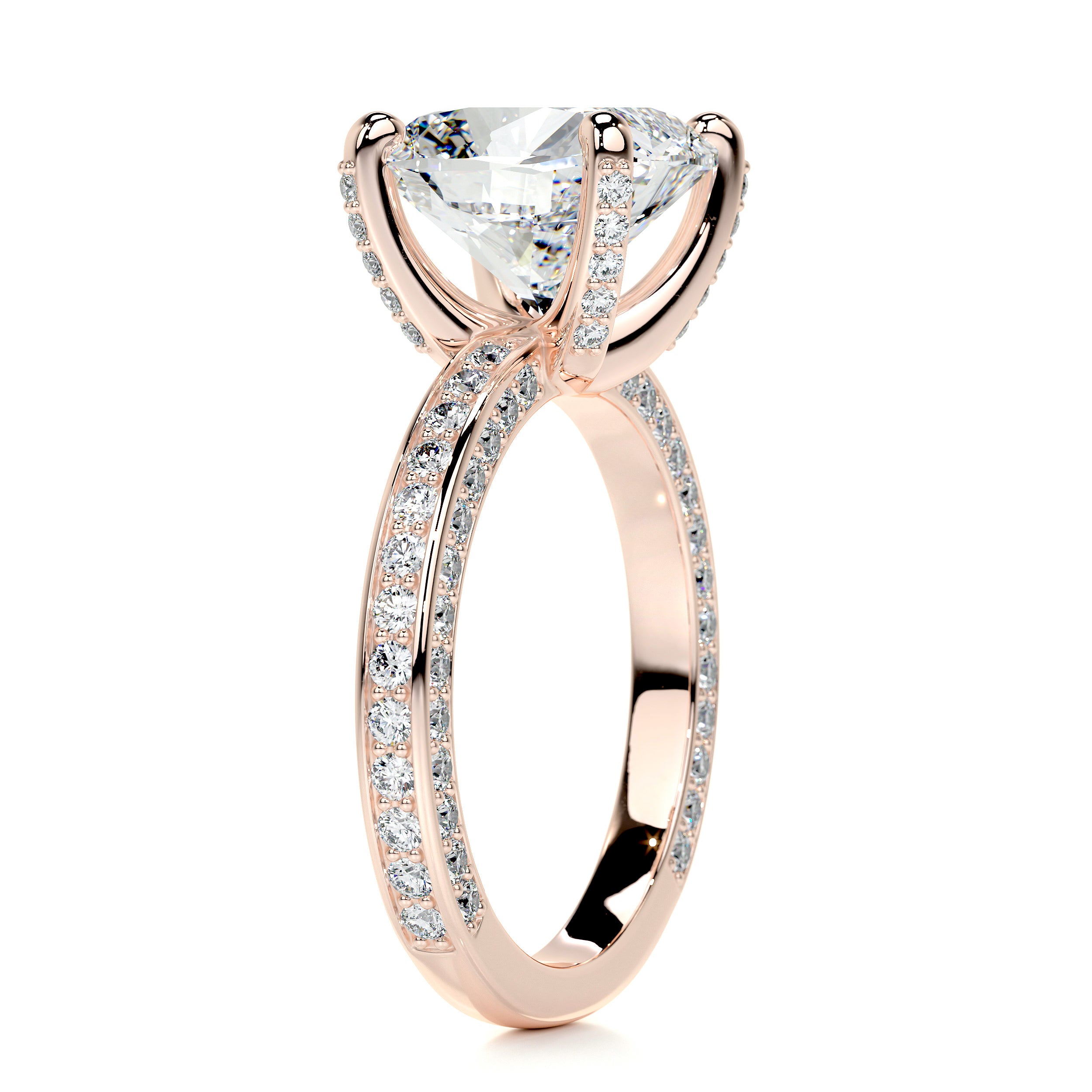 Lyric Diamond Engagement Ring -14K Rose Gold、mySite、hinf8tx79