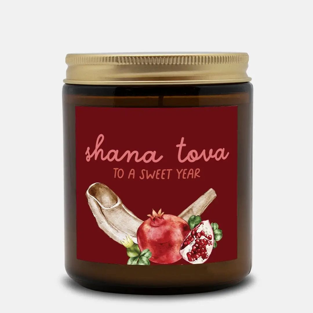 Rosh Hashanah Ceramic Candle - Cinnamon Chai Scent、mySite、topwebapps