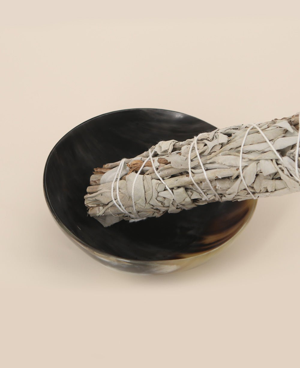 Ritual Bowl for Incense and Smudging With White Sage Bundle、mySite、topwebapps