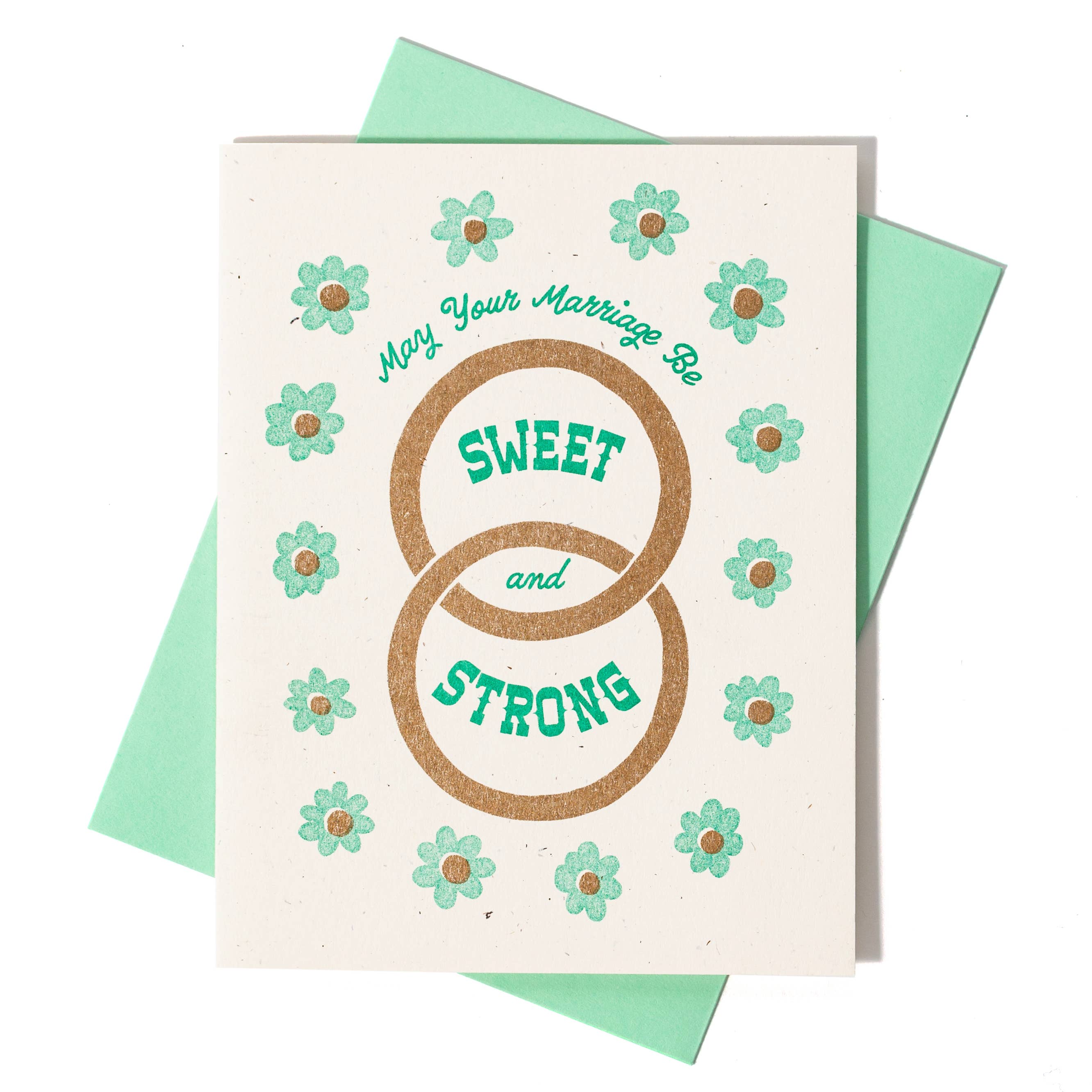 Bromstad Printing - Sweet & Strong Marriage - Risograph Greeting Card、mySite、garagedoors4me