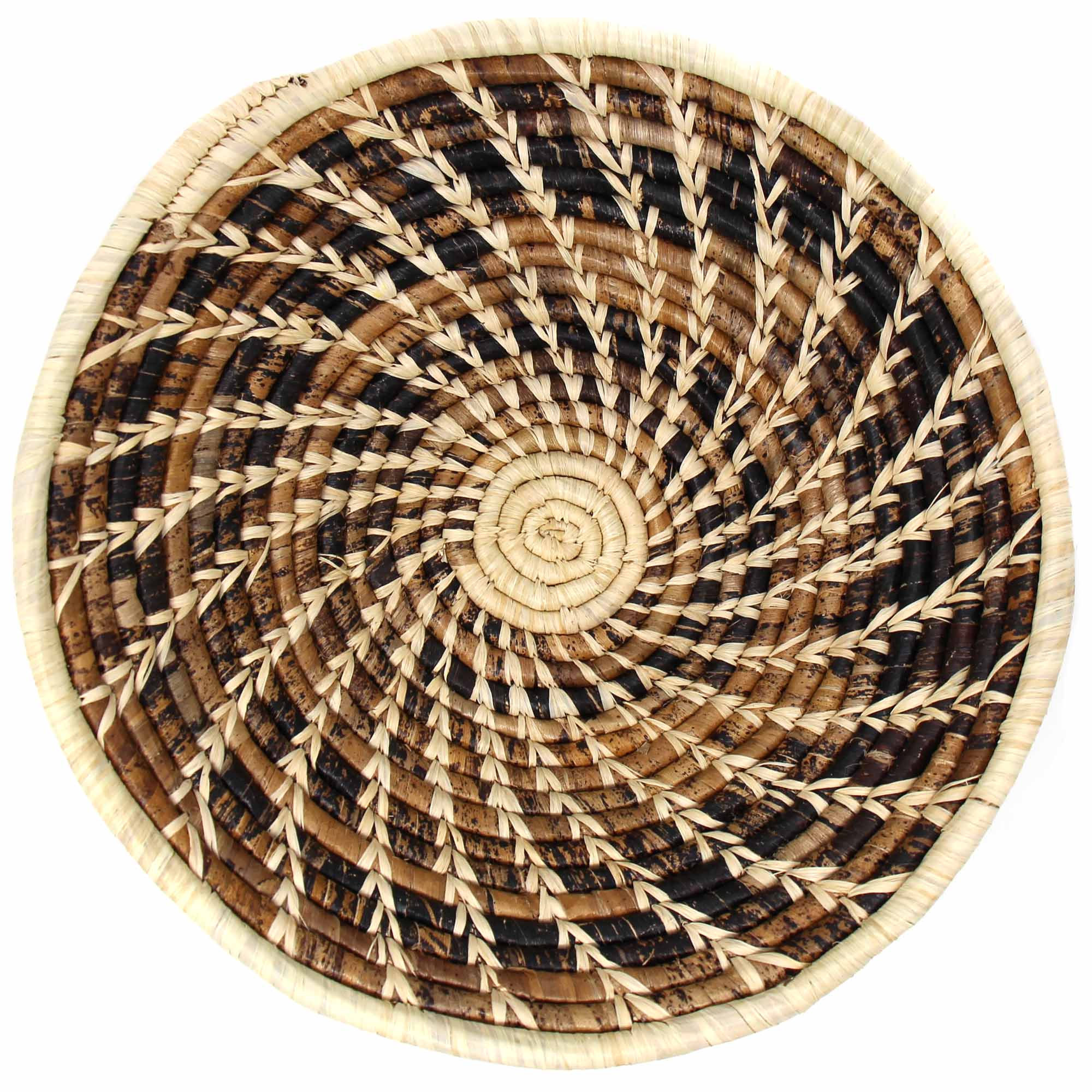 Woven Sisal Basket, Wheat Stalk Spirals In Natural、mySite、g9winljtr