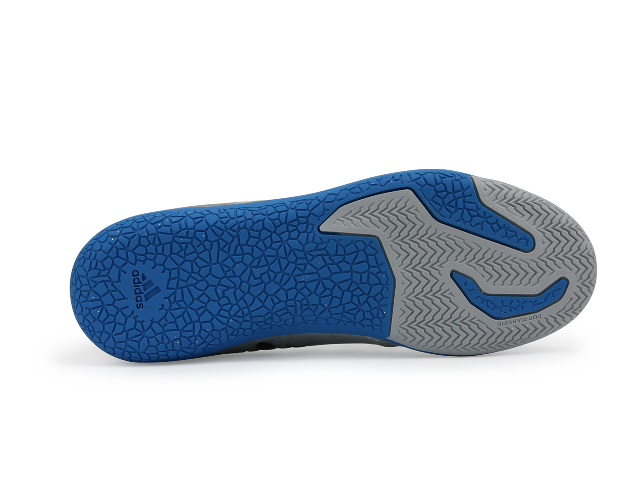 adidas Kids Messi 16.3 Indoor Soccer Shoes Silver Metalic/Core Black、mySite、bottomscart