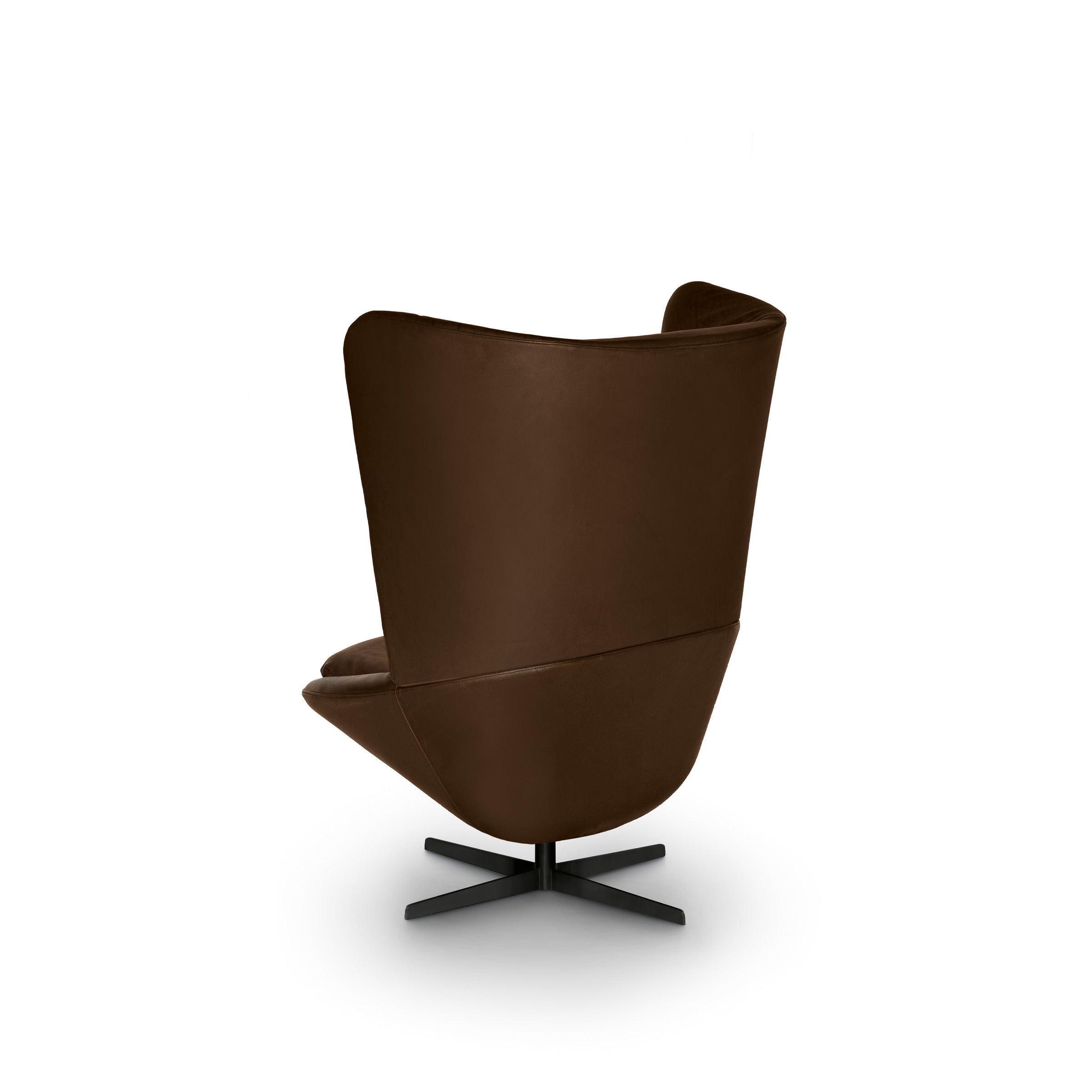 Leather Armchair LADLE Swivel Base by Luca Nichetto for Arflex、mySite、neckold