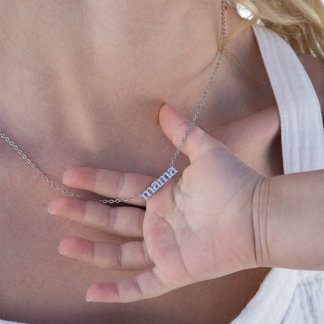 18K Gold PVD Stainless Steel Mama Necklace / CHN0090、mySite、dreamappss