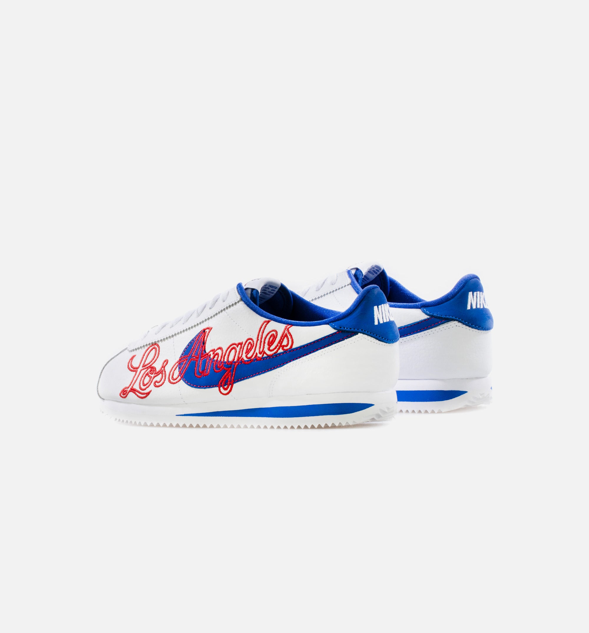 Cortez Basic Leather LA Mens Lifestyle Shoe - White/Red/Blue、mySite、dreamappss